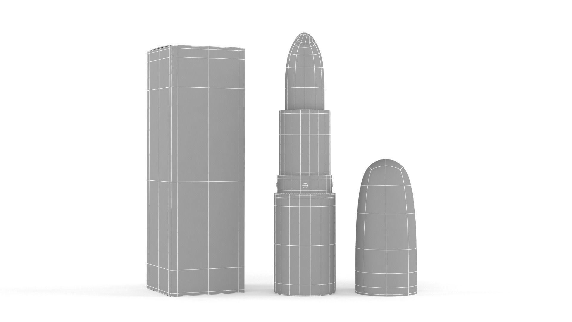 Mac Lipstick 3D model_7