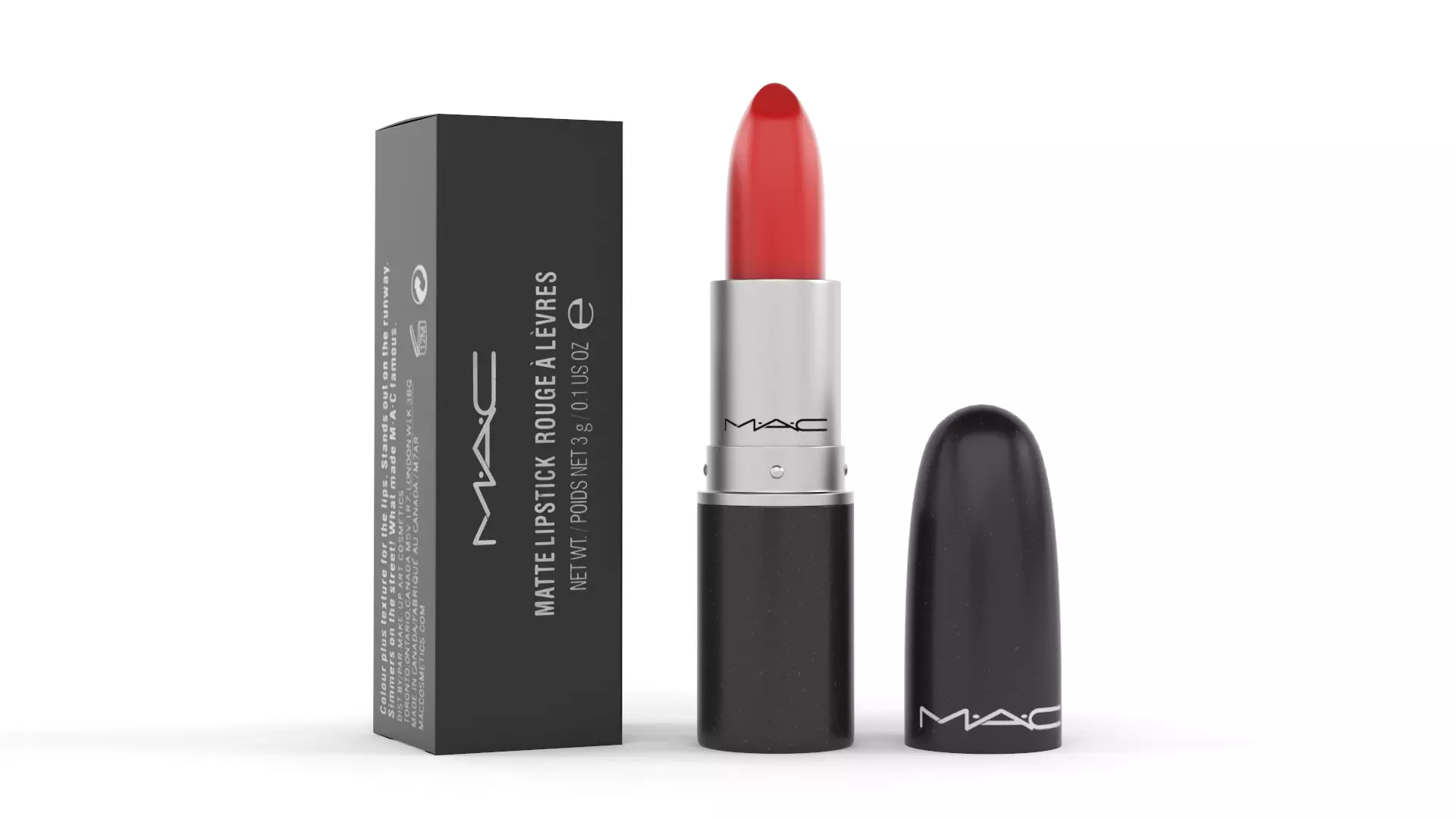 Mac Lipstick 3D model_0
