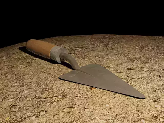 Masonry trowel 3D model