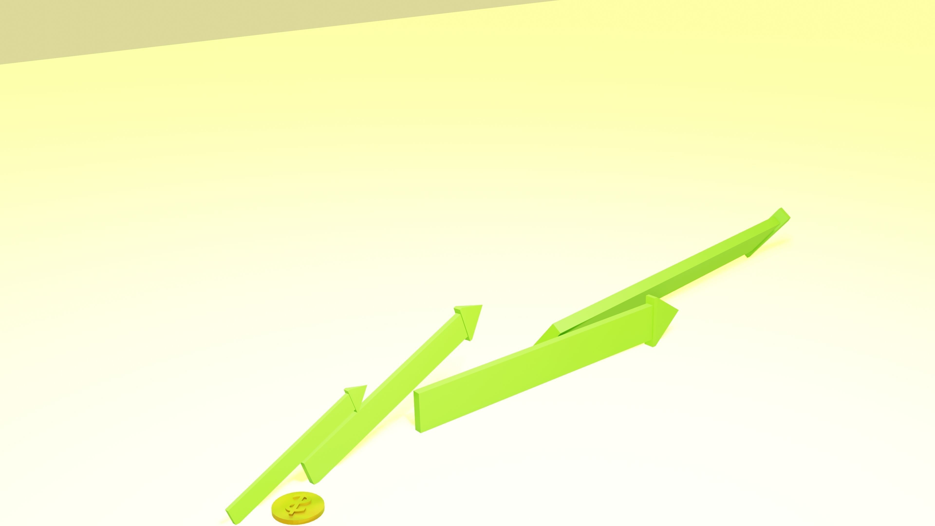 Stock market crash 3D model_5