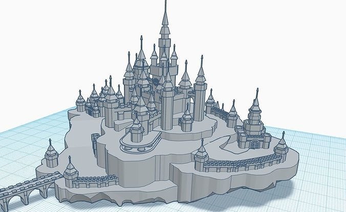 castle  3D print model