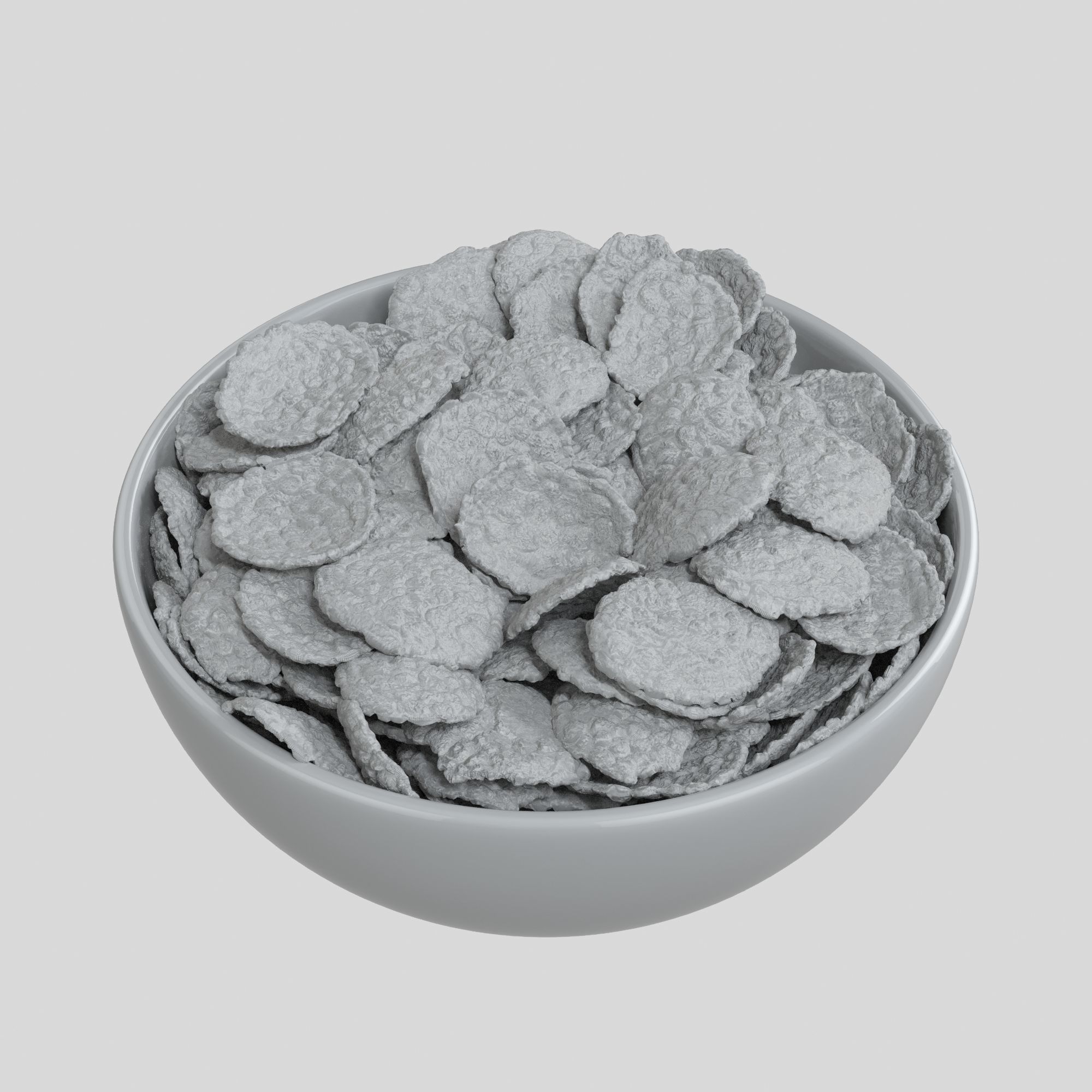 Corn Flakes Bowl 3D model_5