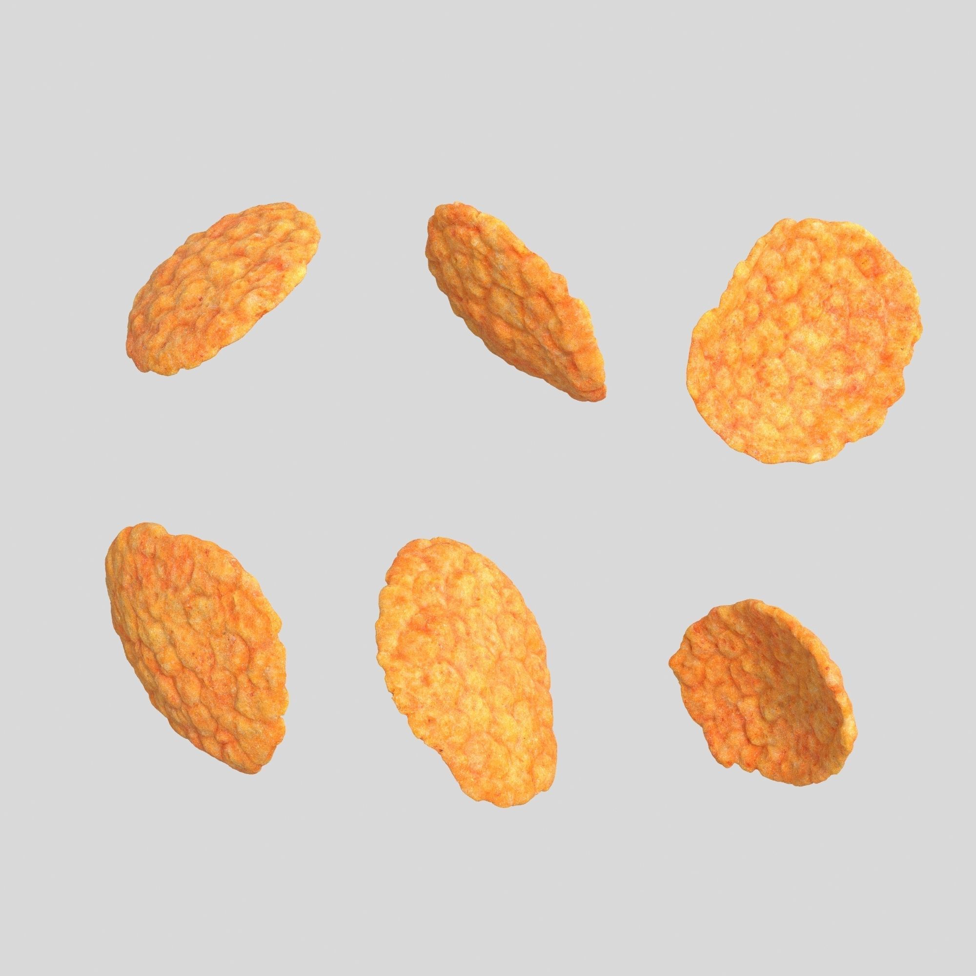 Corn Flakes Bowl 3D model_4