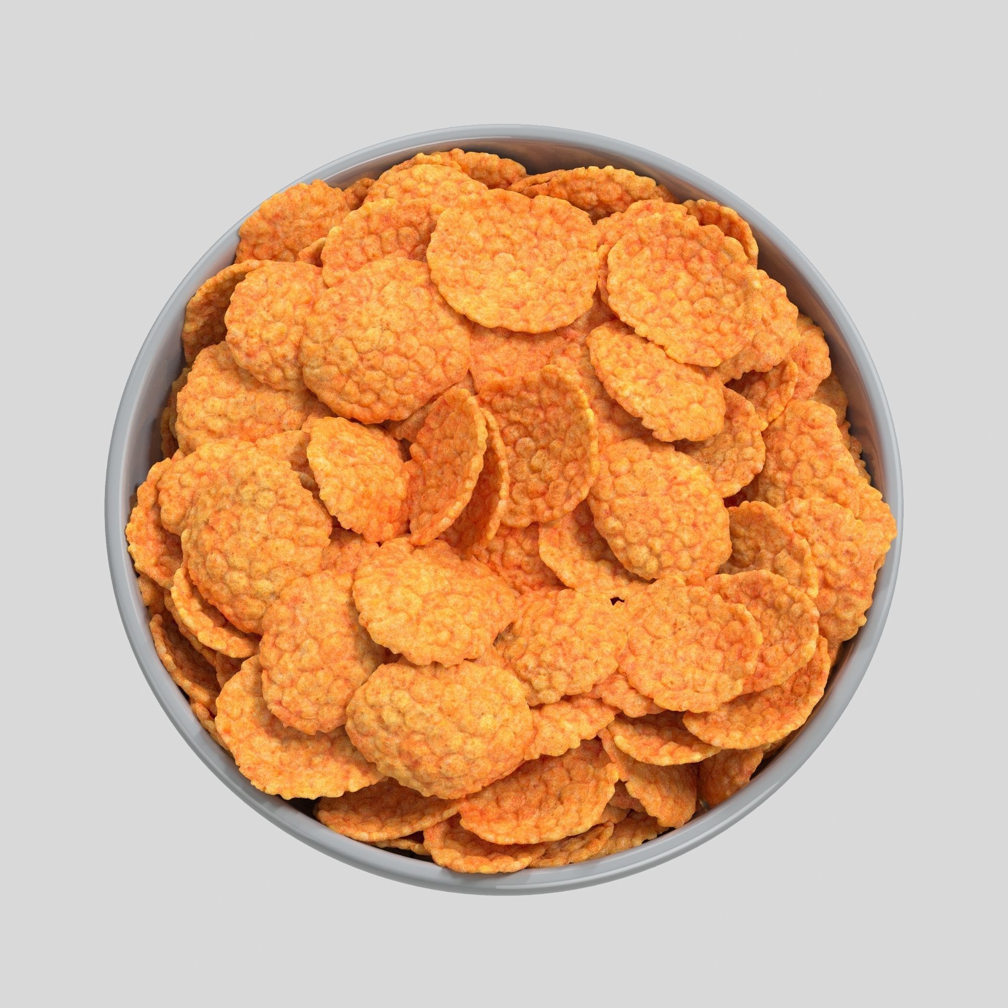 Corn Flakes Bowl 3D model_2
