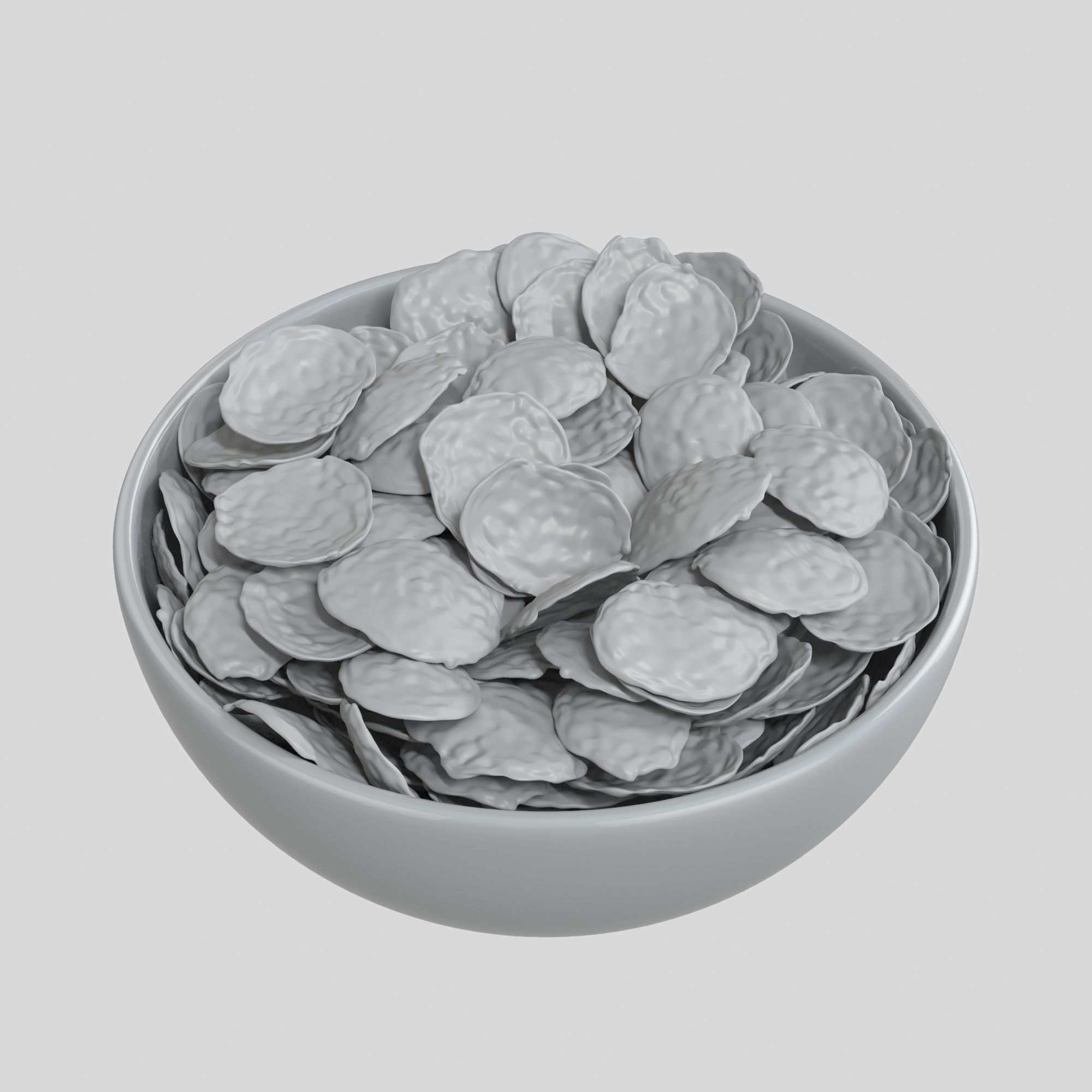 Corn Flakes Bowl 3D model_6