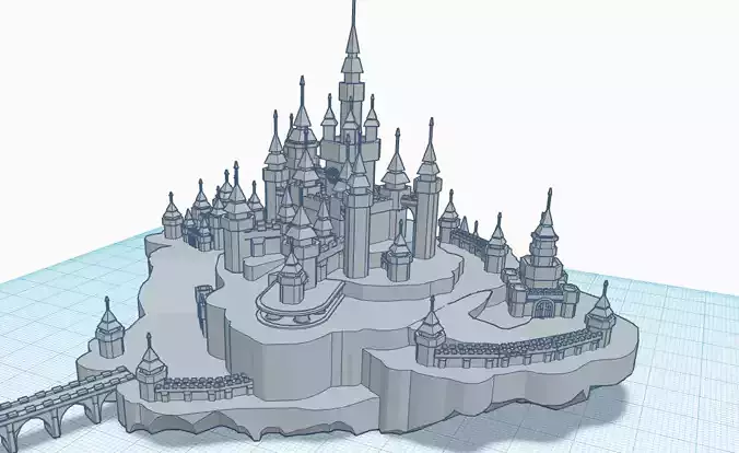 Medival model of Castle