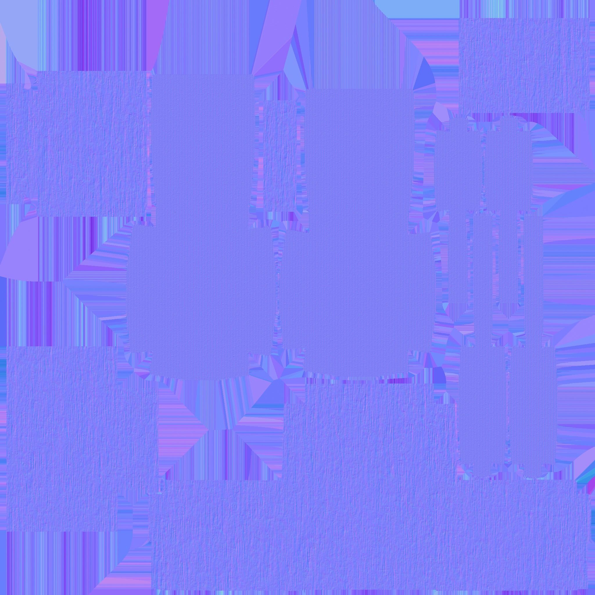 White Wood Armchair - Furniture Interior Design Low-poly 3D model_16