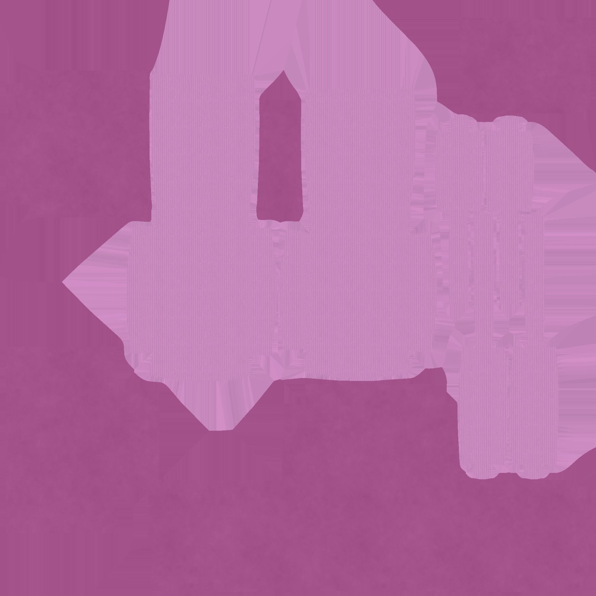 Pink Beauty Armchair - Furniture Interior Design Free low-poly 3D model_16