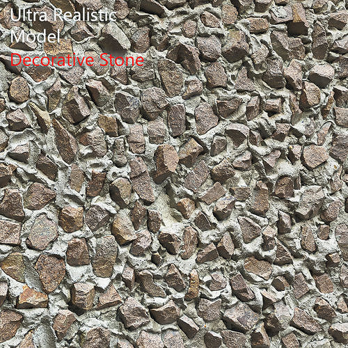 Ultra realistic Stone Wall 3D model