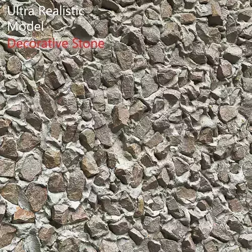 Ultra realistic Stone Wall 3D model