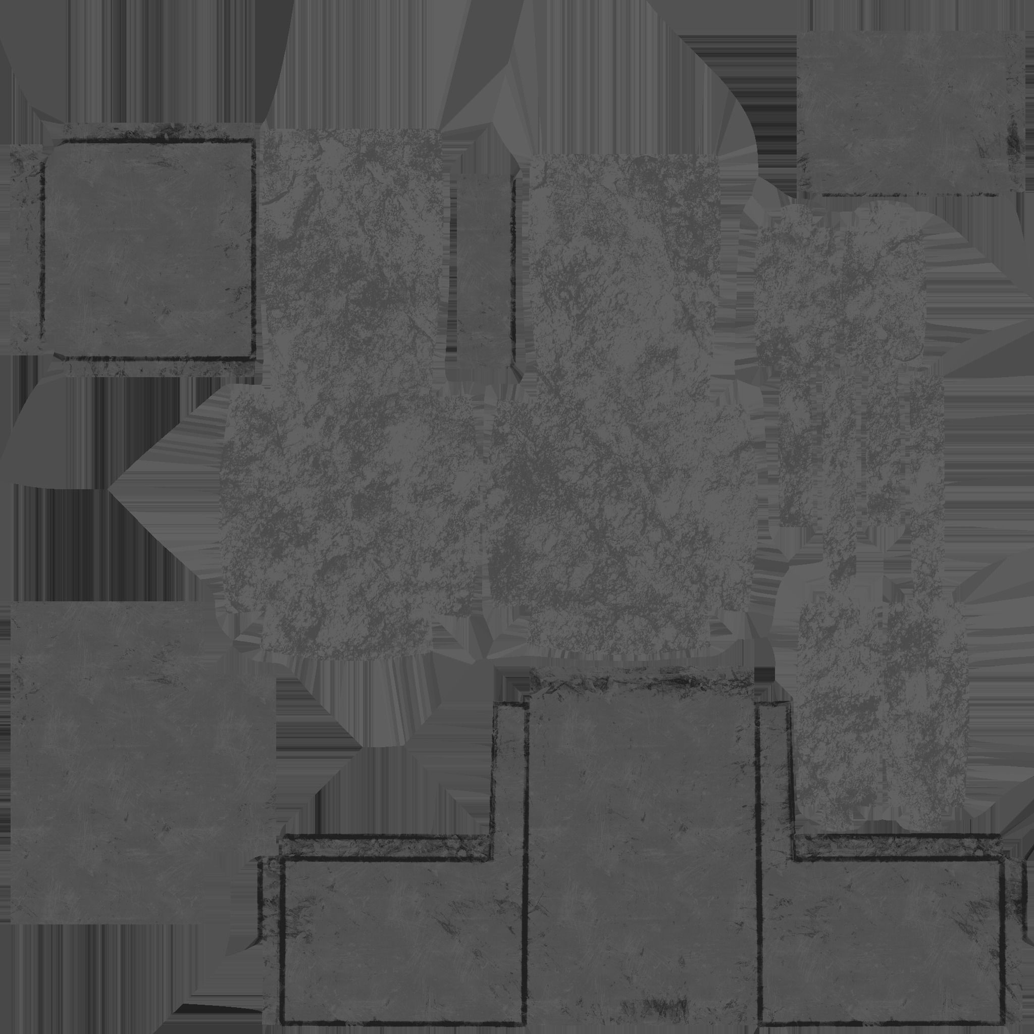 Full Black Armchair - Furniture Interior Design Low-poly 3D model_11