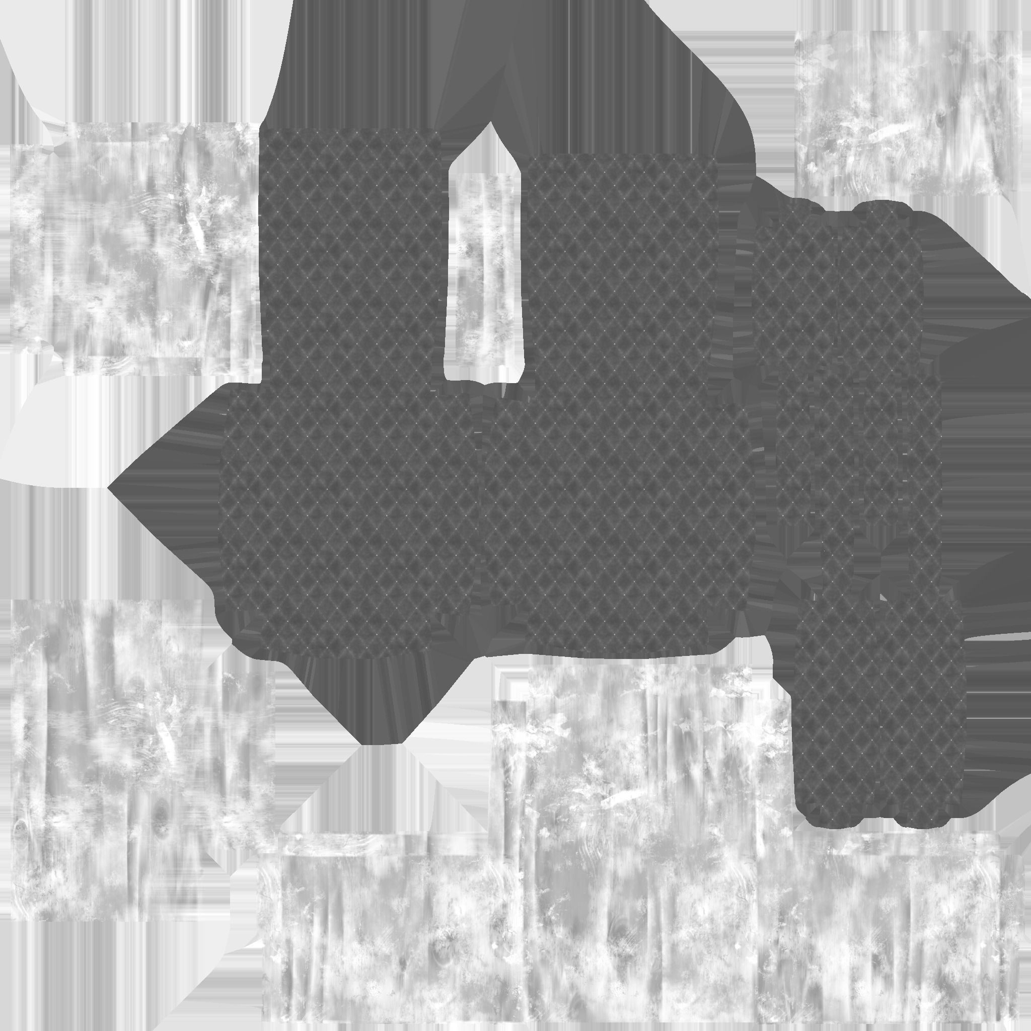 Black Leather Wood Armchair - Furniture Interior Design Low-poly 3D model_12