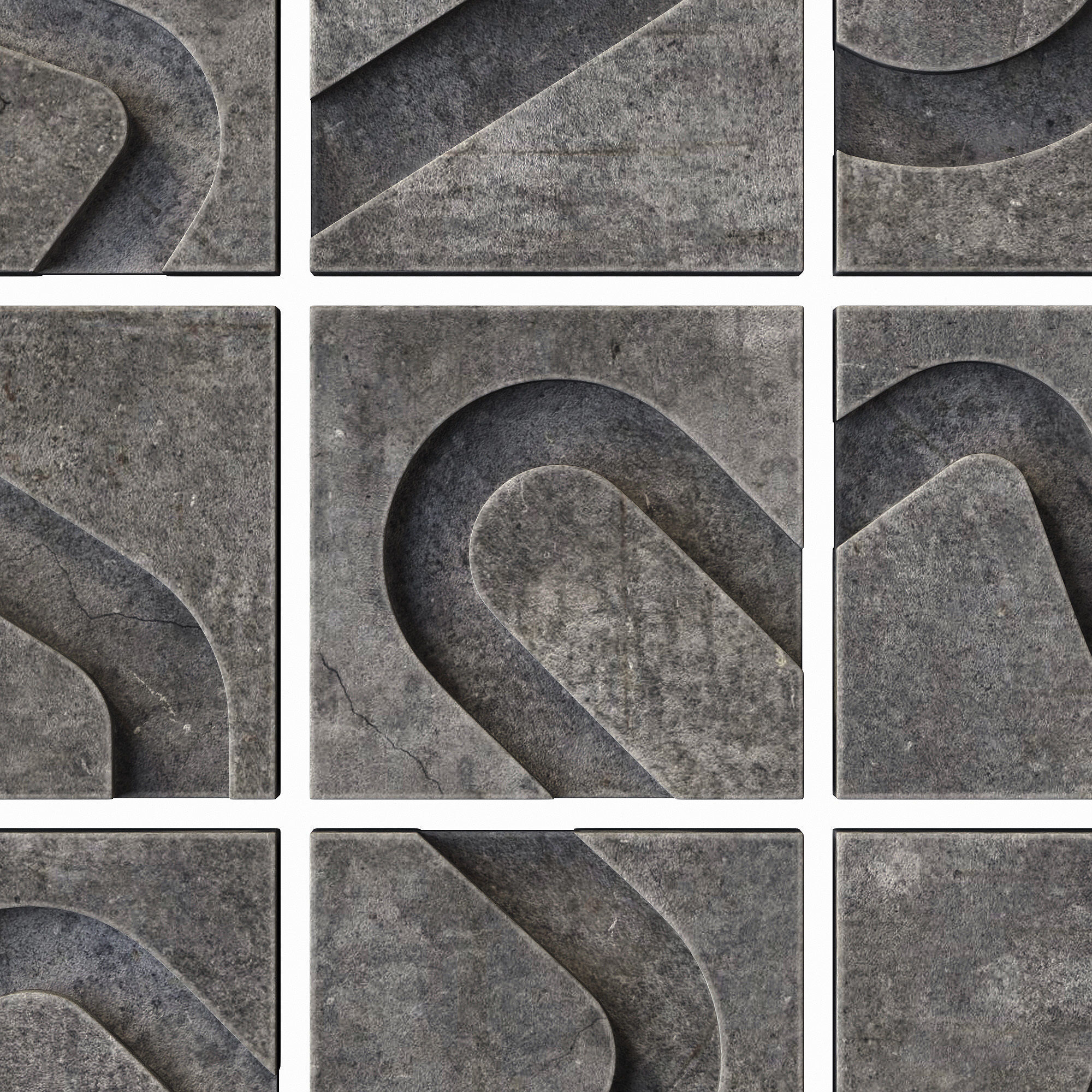 Penel plate  line bend n3 3D model_2