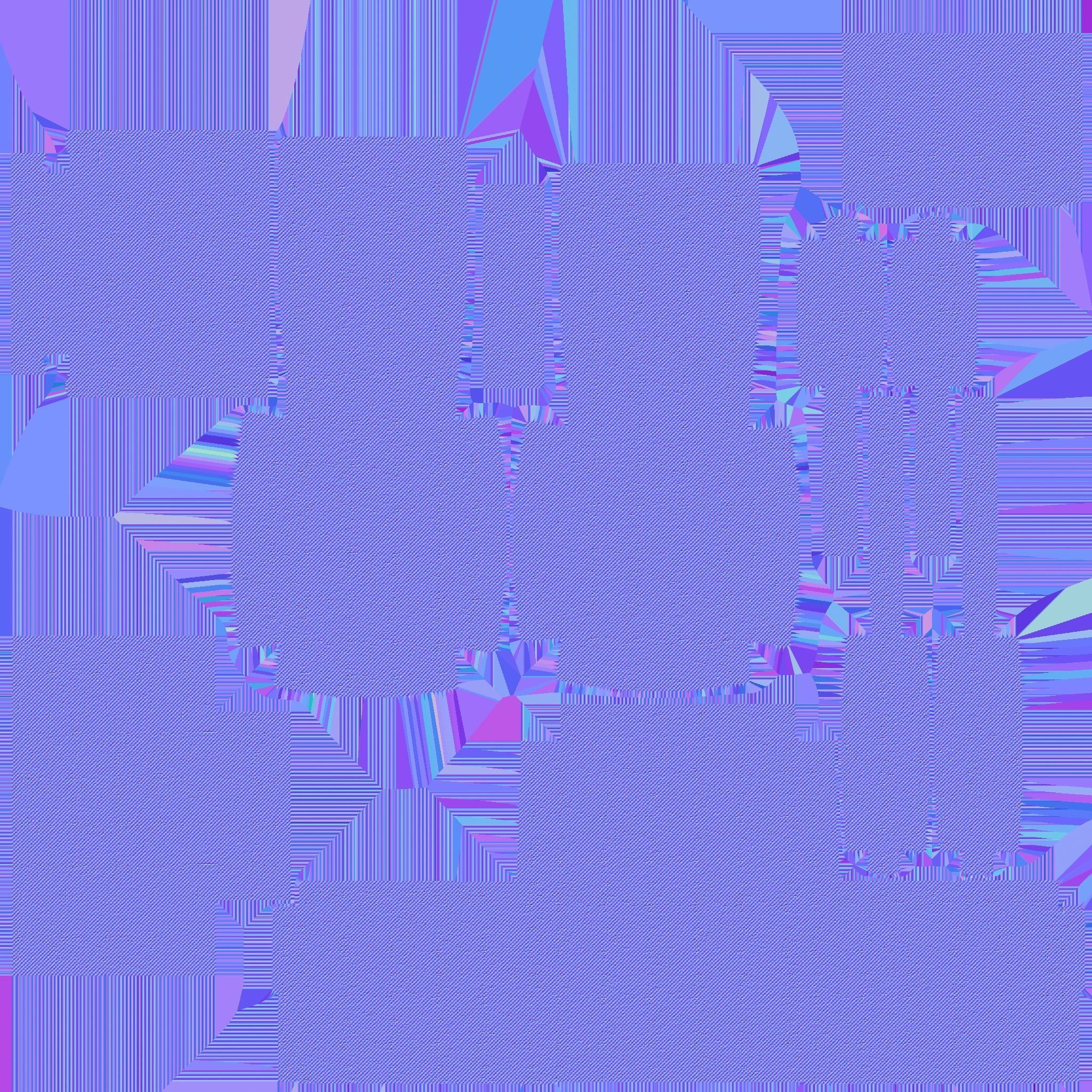 Red Stripes Armchair - Furniture Interior Design Free low-poly 3D model_16