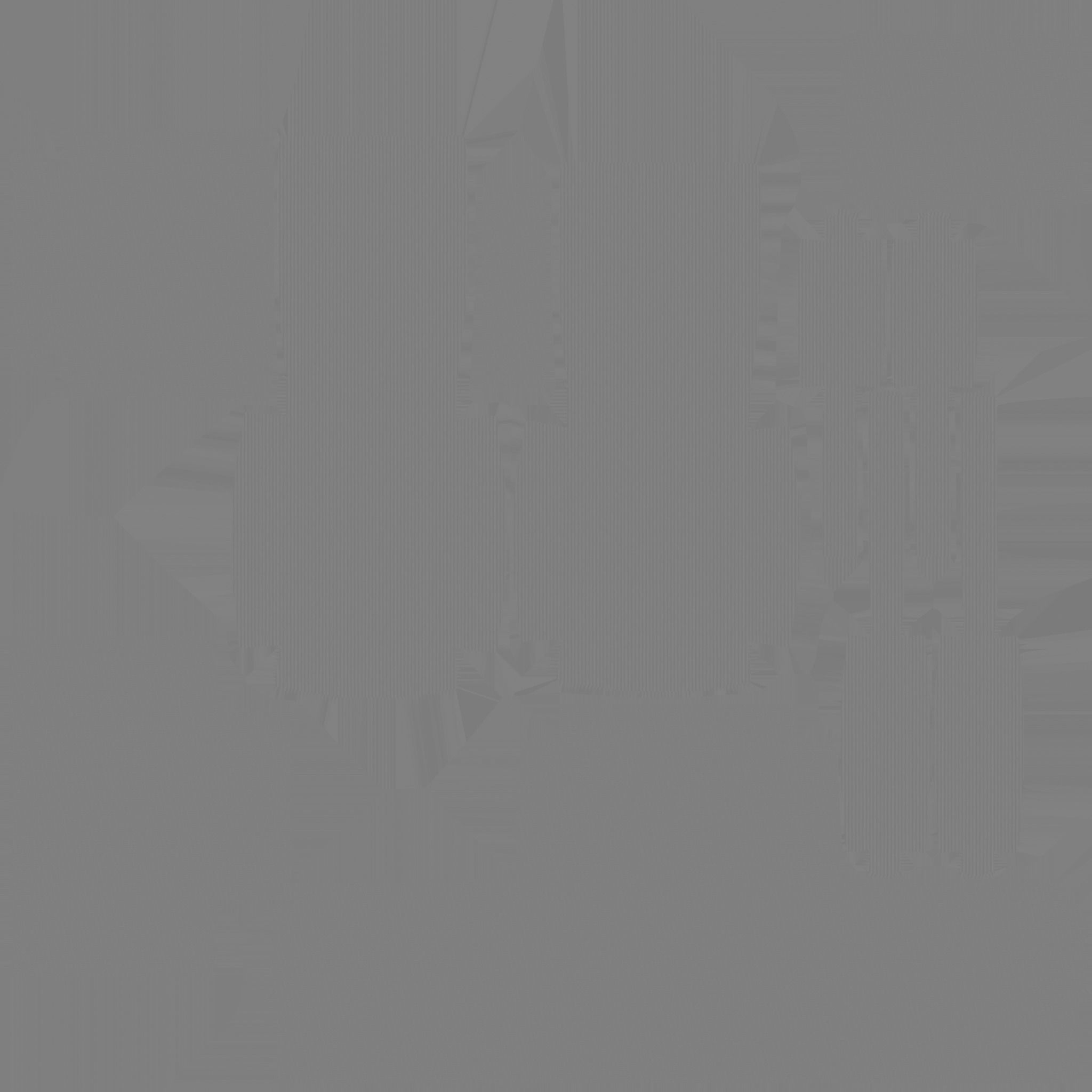 Yellow Armchair - Furniture Interior Design Low-poly 3D model_14