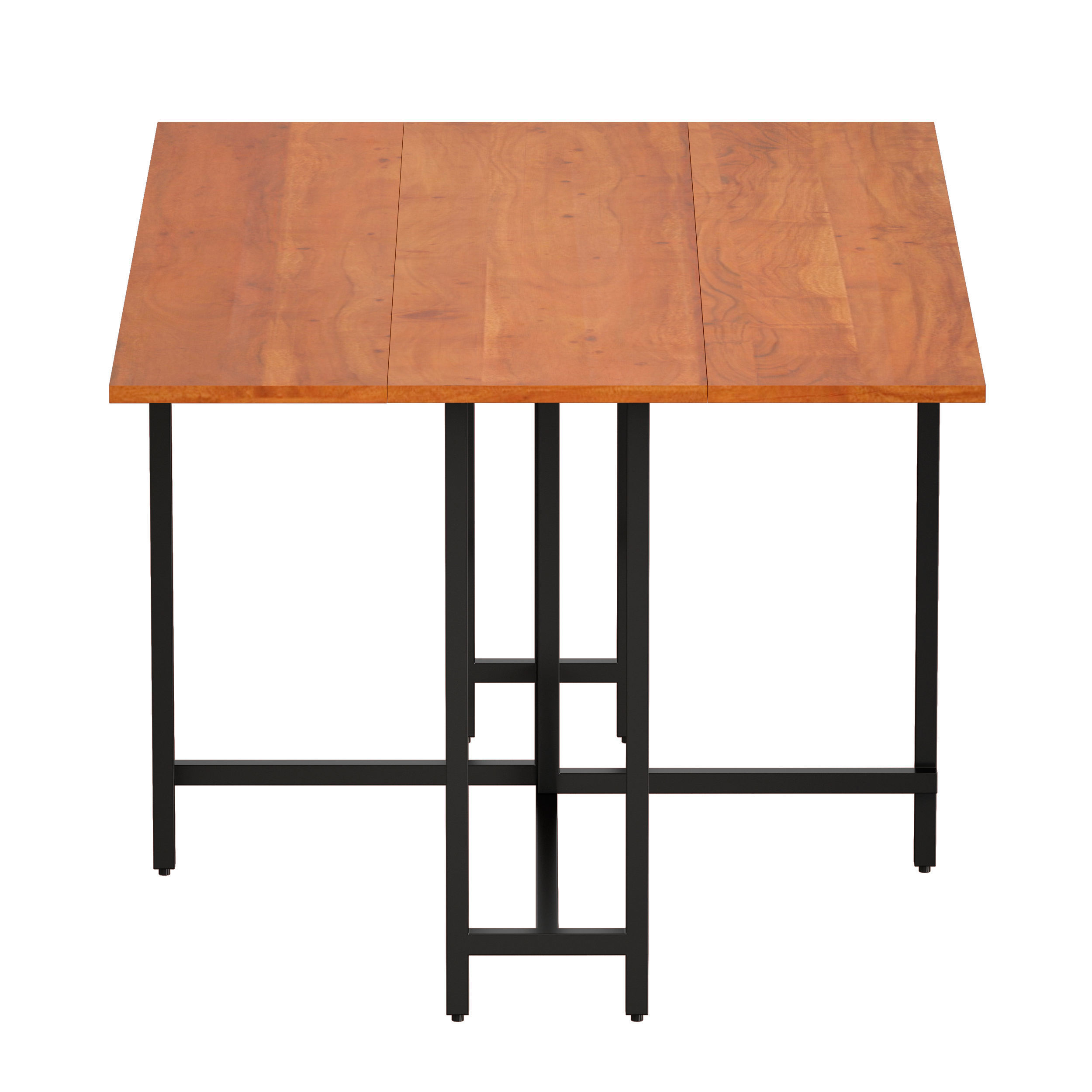 Origami Drop Leaf Rectangular Dining Table Crate and Barrel 3D model_5