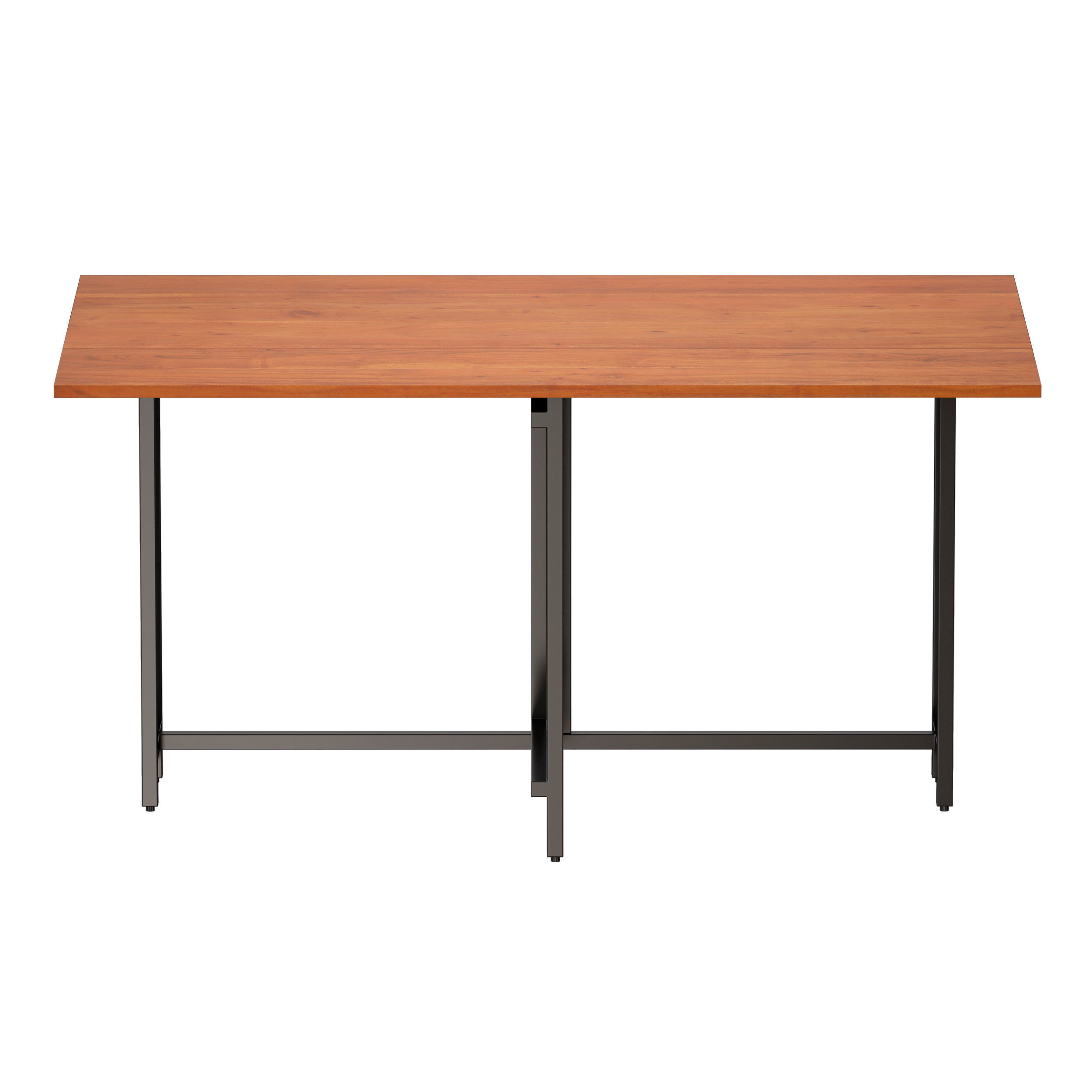 Origami Drop Leaf Rectangular Dining Table Crate and Barrel 3D model_6