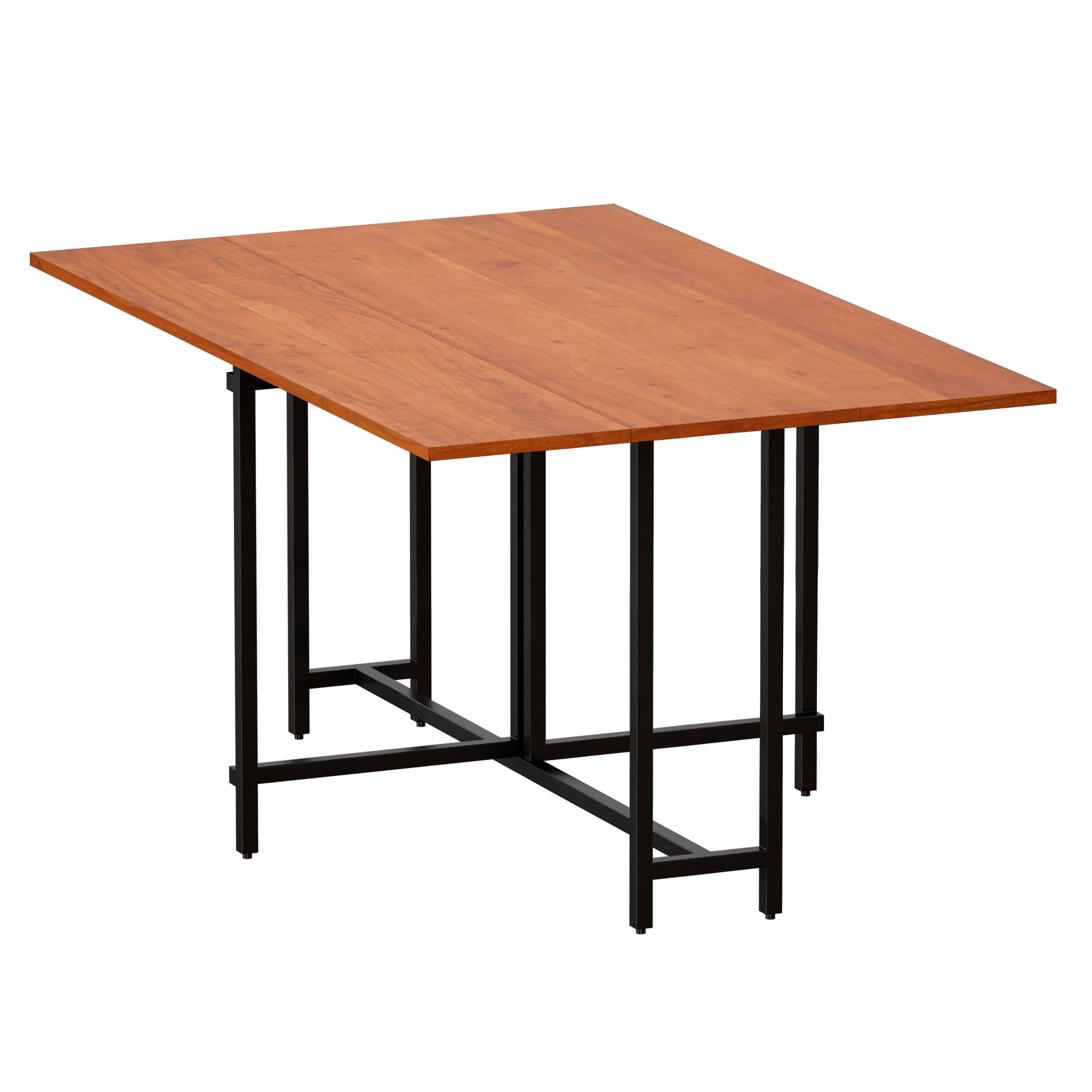 Origami Drop Leaf Rectangular Dining Table Crate and Barrel 3D model