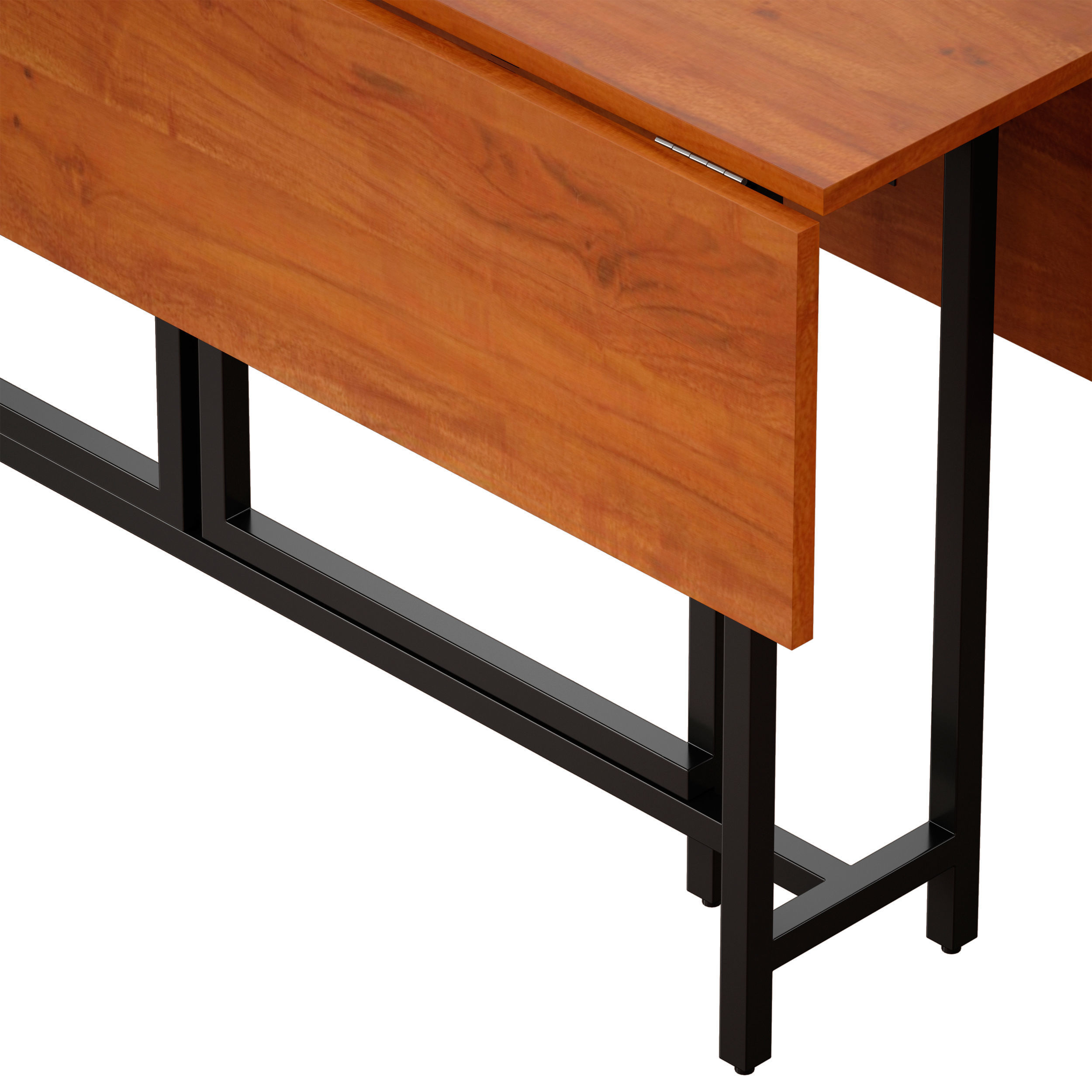 Origami Drop Leaf Rectangular Dining Table Crate and Barrel 3D model_2