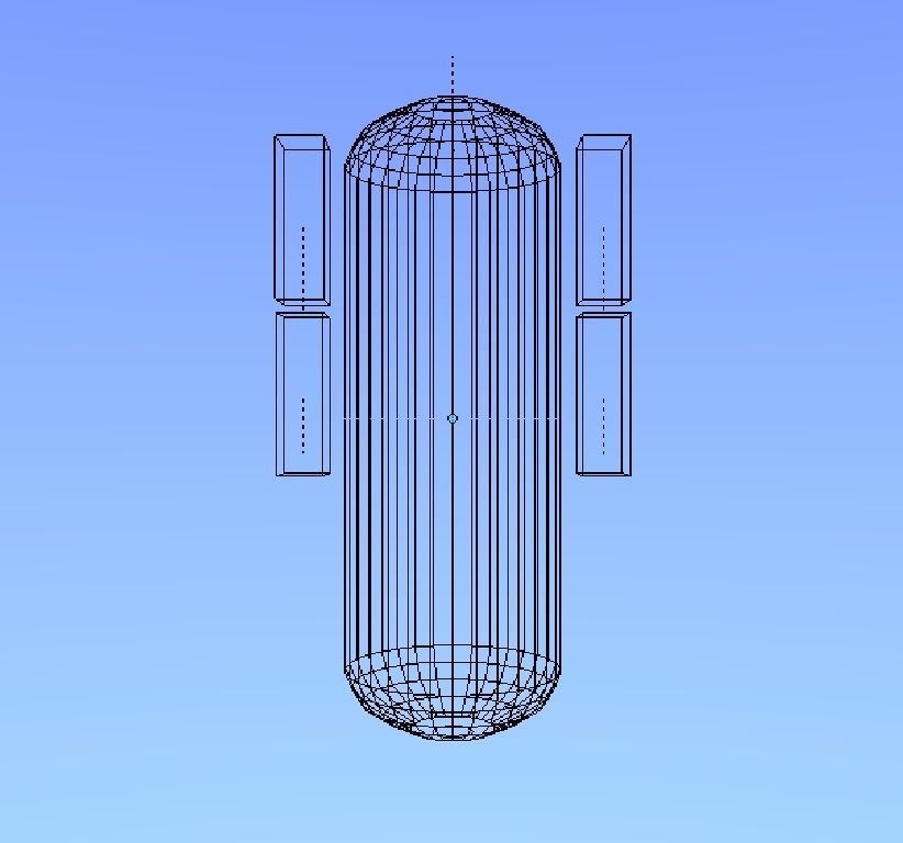 Simple fps game character Free low-poly 3D model_1