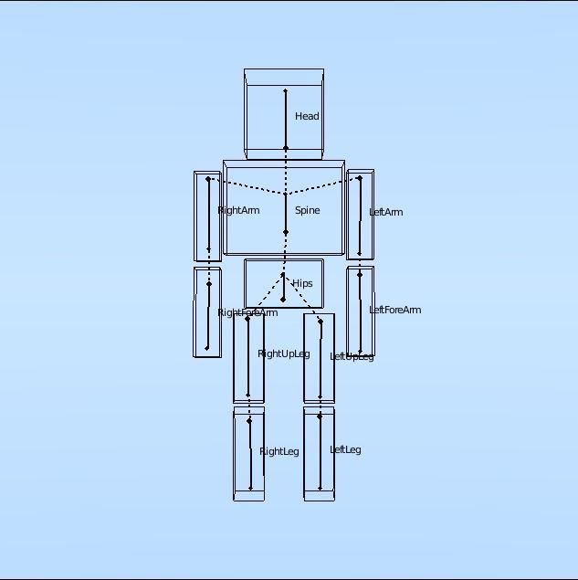 Simple game character Free low-poly 3D model_3