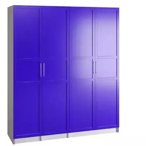 Ikea Pax Wardrobe Low-poly 3D model