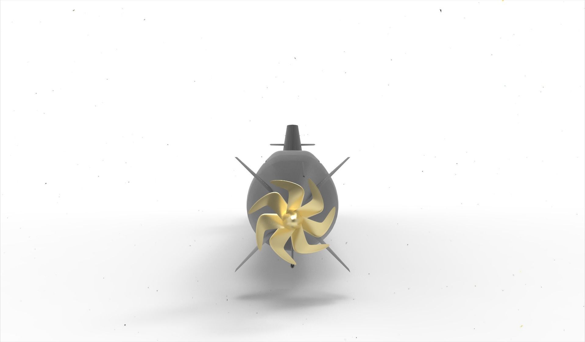 Taigei Class Submarine 3D model_4