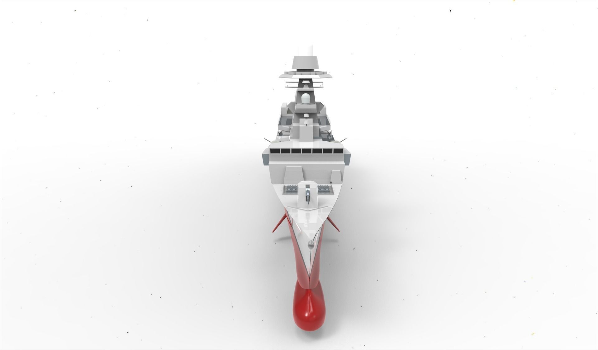 Fremm Frigate Ship 3D model_5