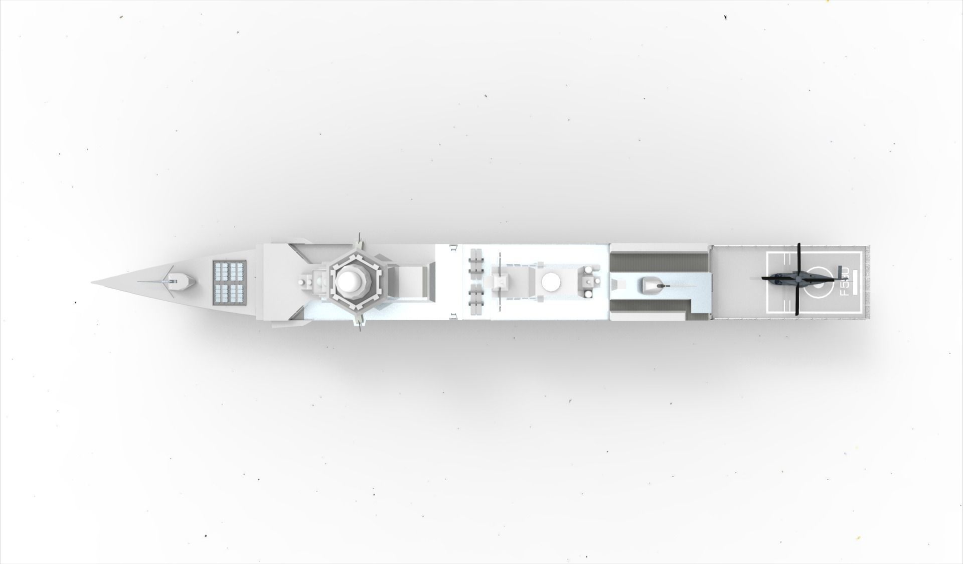 Fremm Frigate Ship 3D model_3