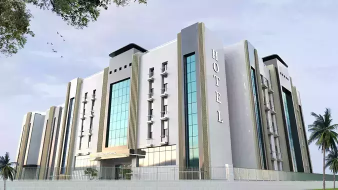 Modern Hotel Exterior