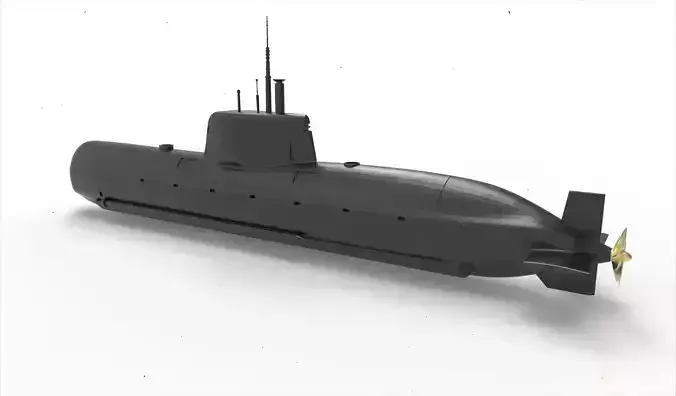 Submarine Type 214 3D model
