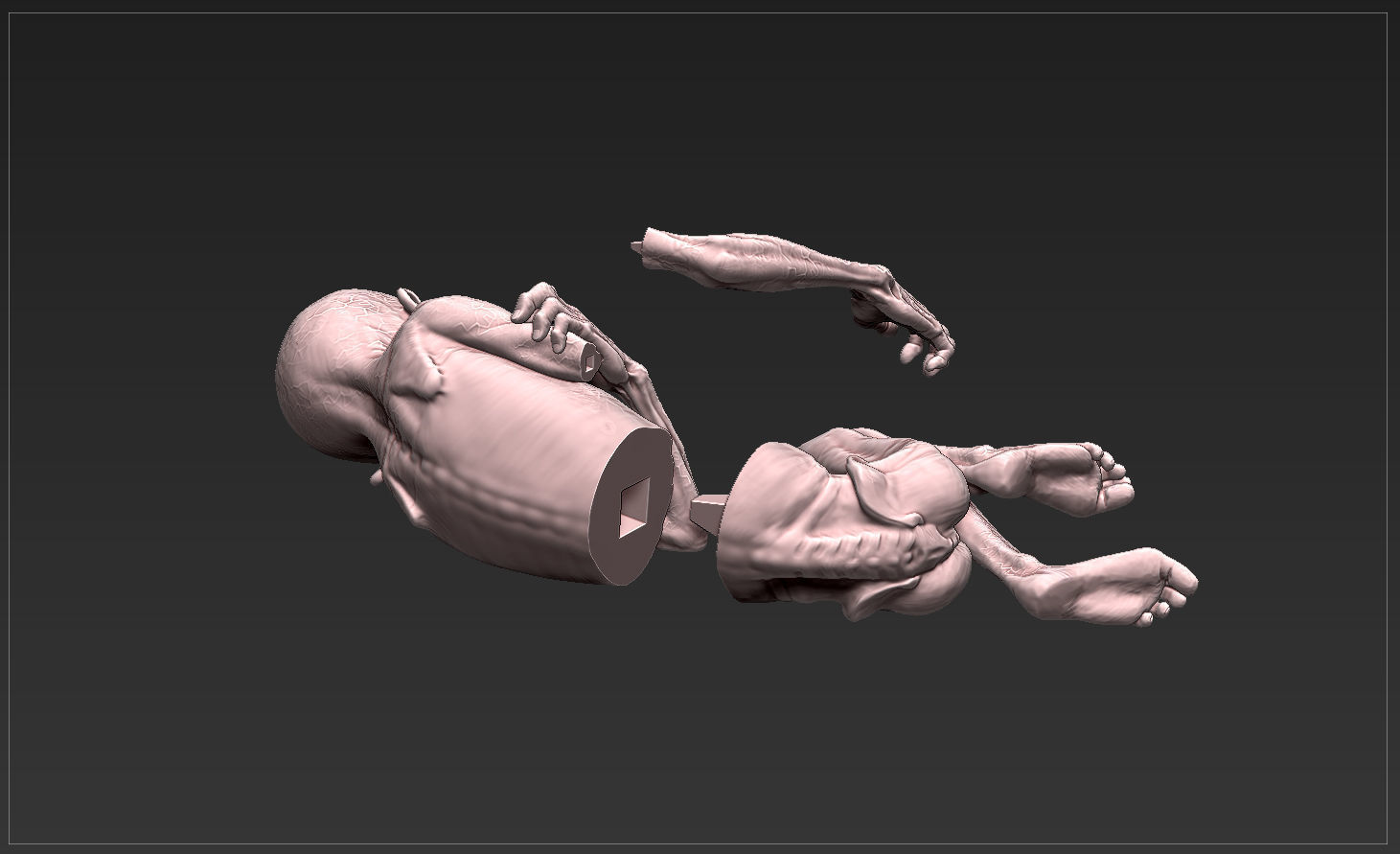 LORD VOLDEMORT  HARRY POTTER  THE RELICS OF THE DEAD 3D print model_12