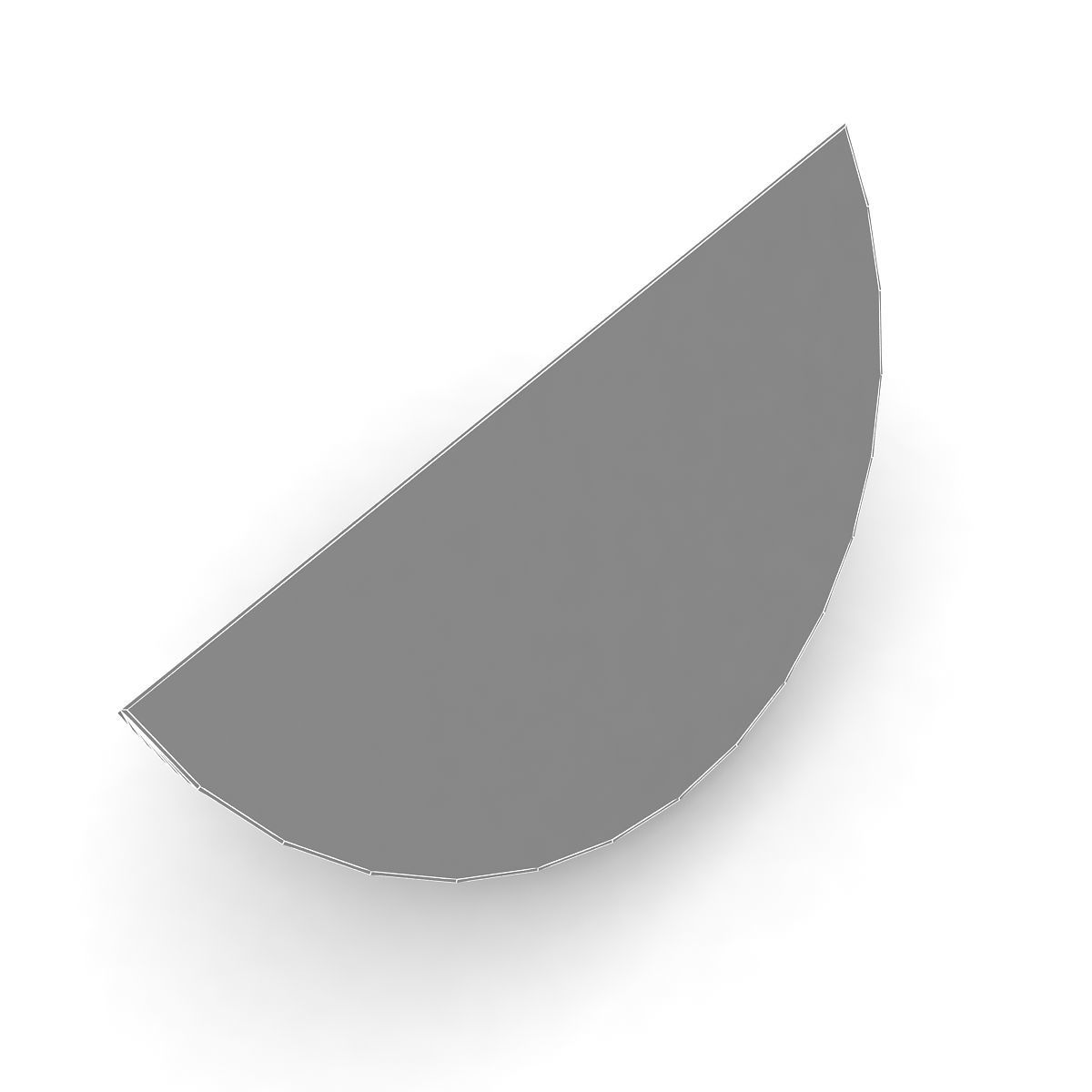 Lemon 4 lime slice 3D model_6