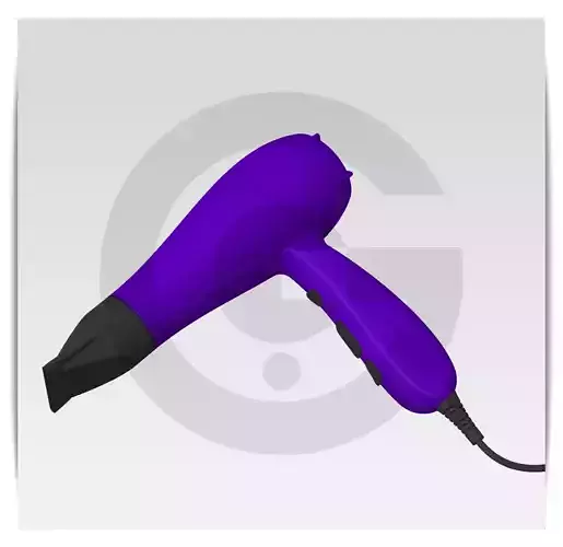 hair dryer in sc 3D print model
