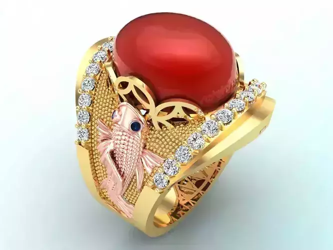 Carp ring - Mens ring - N1014