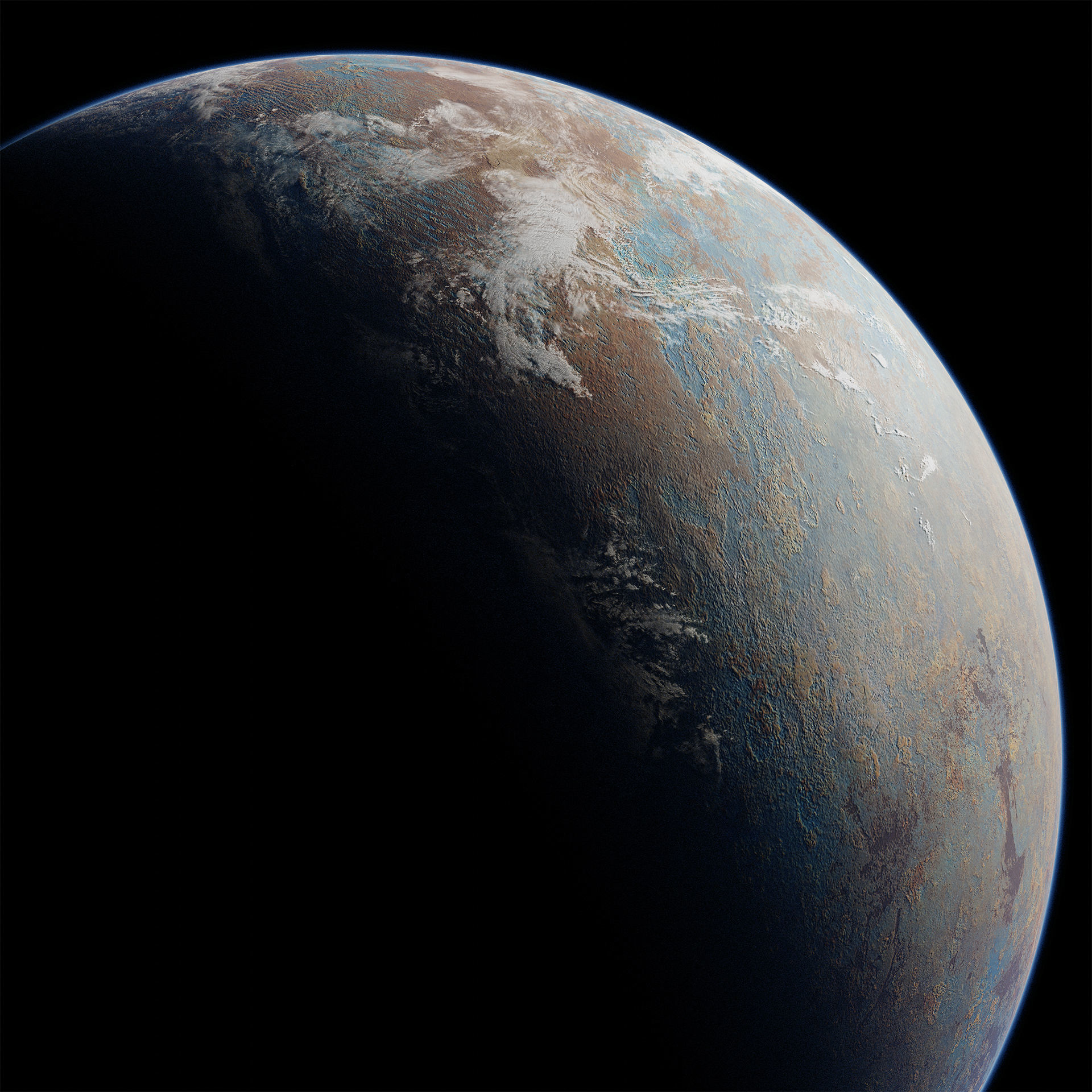 Planet Bormeir 12K 3D model_9