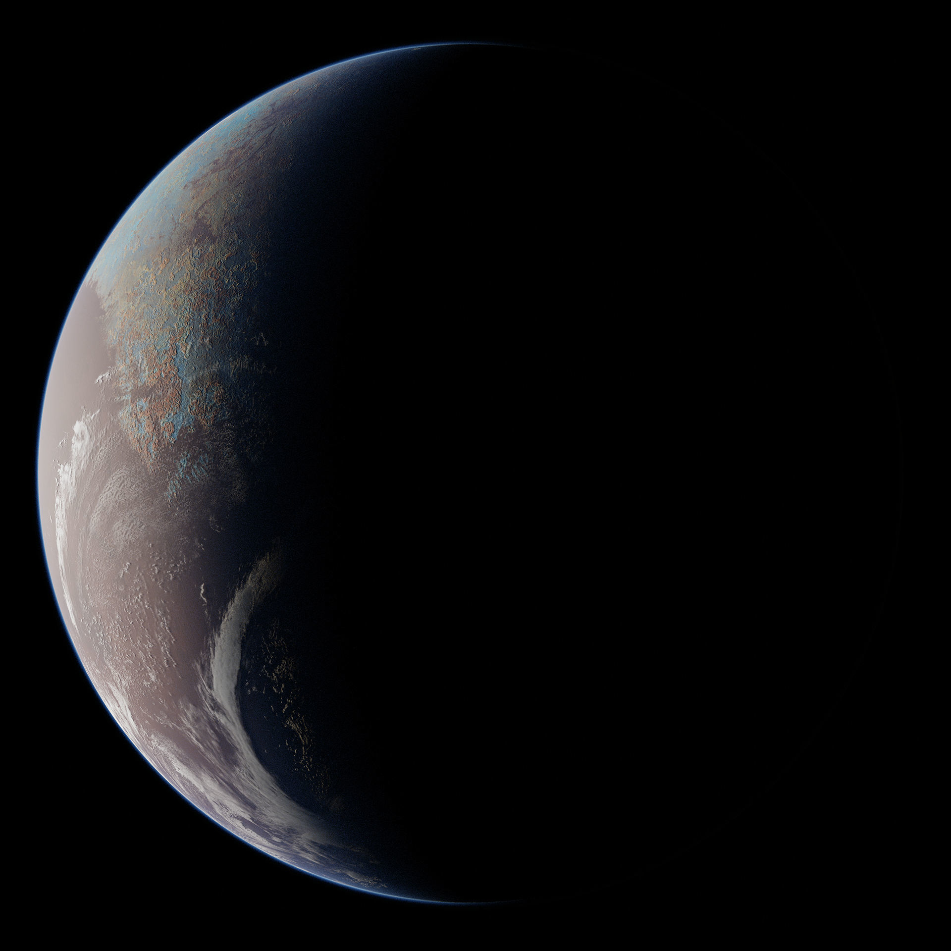 Planet Bormeir 12K 3D model_2