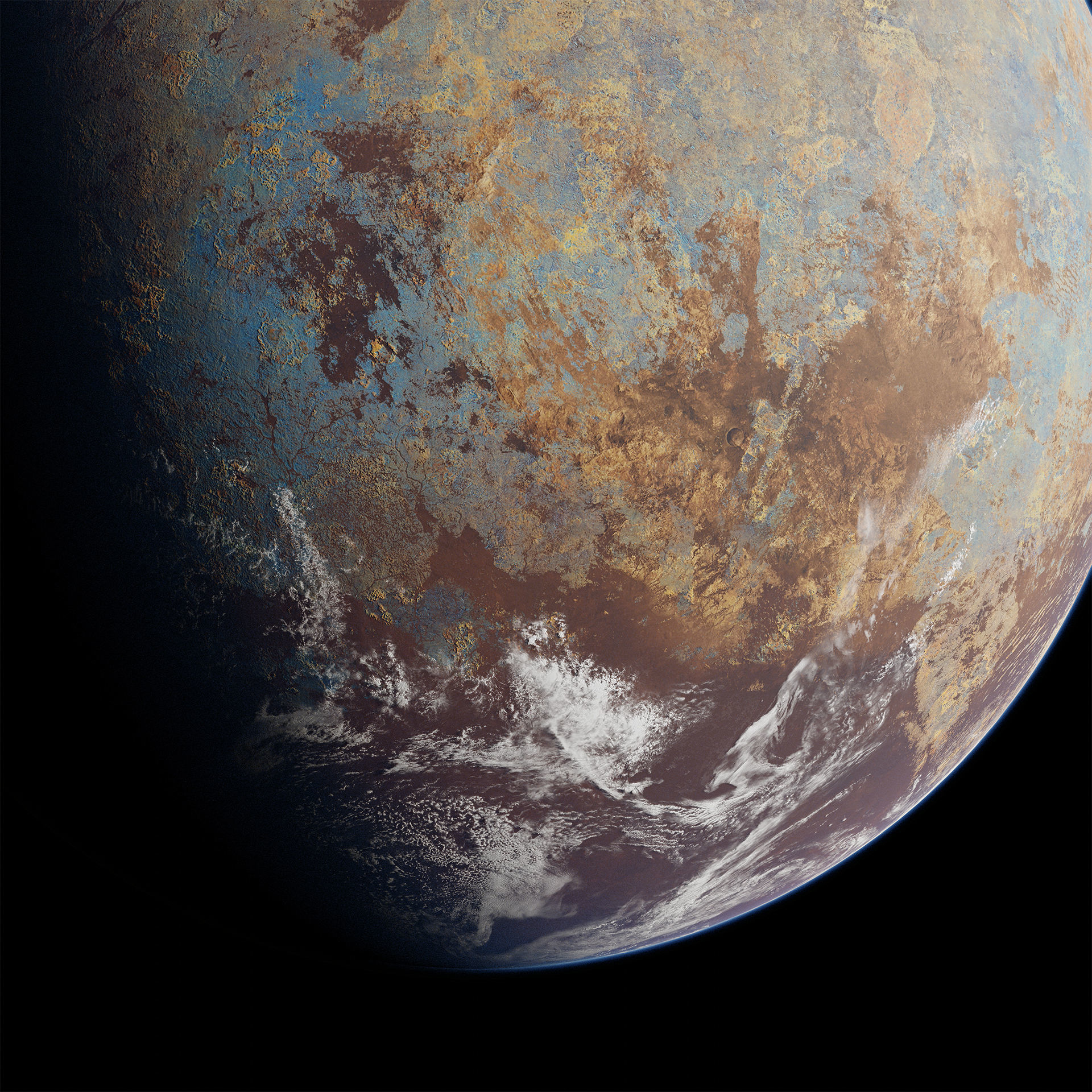 Planet Bormeir 12K 3D model_8