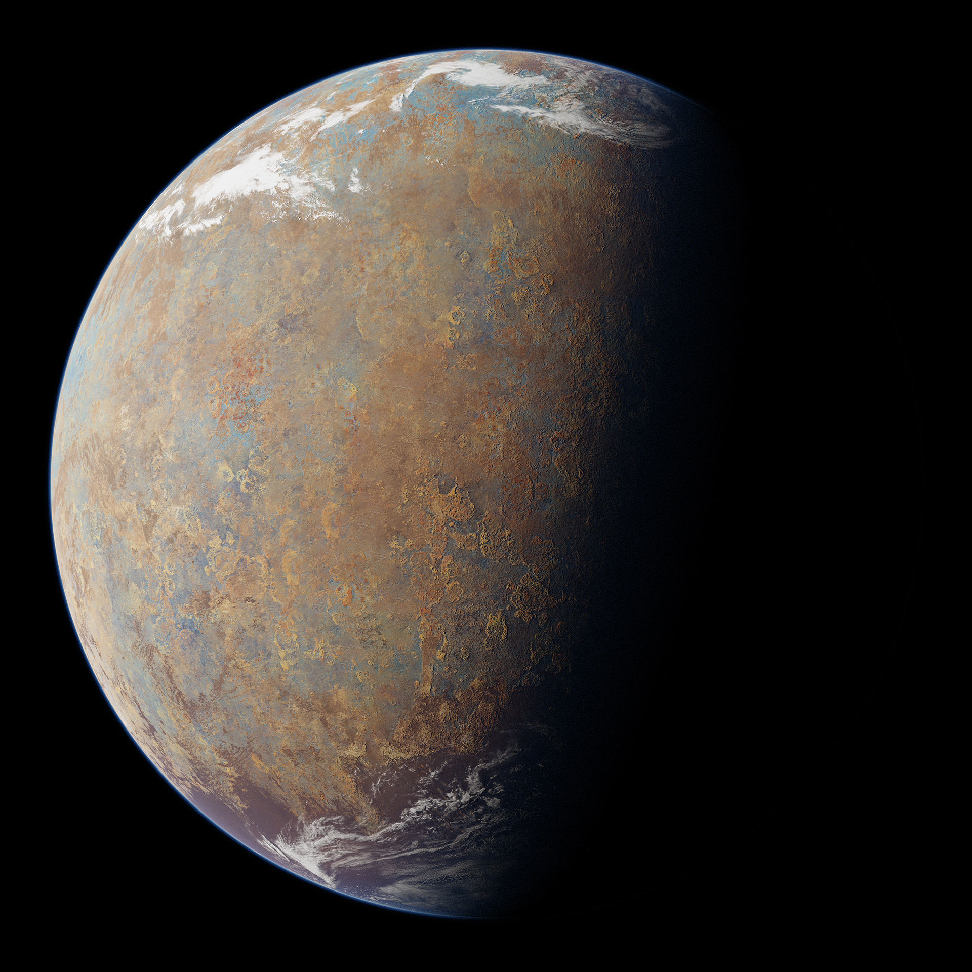 Planet Bormeir 12K 3D model_4