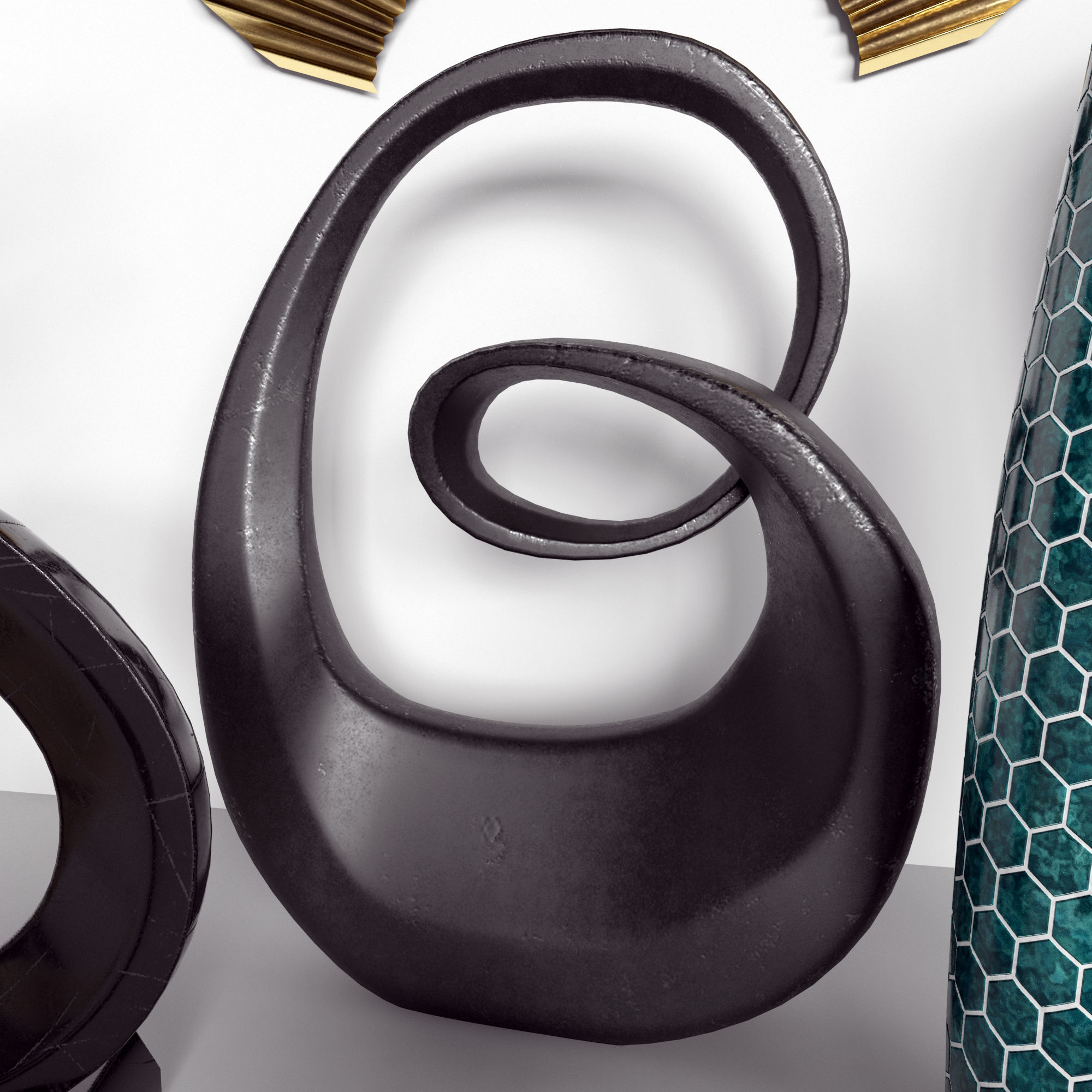 Decorative set  28 3D model_3