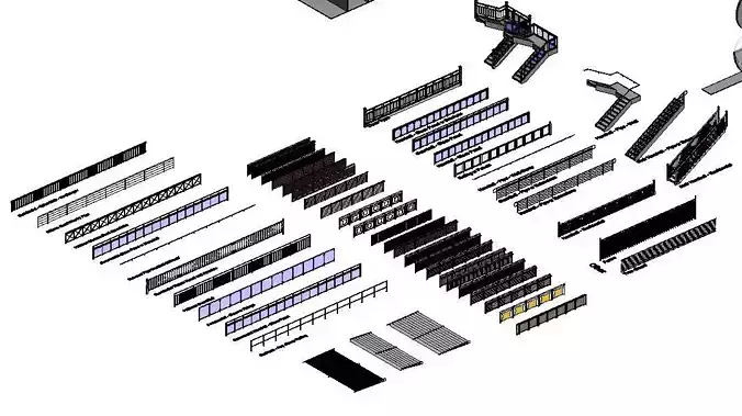 Revit Family 3D model  Vol1
