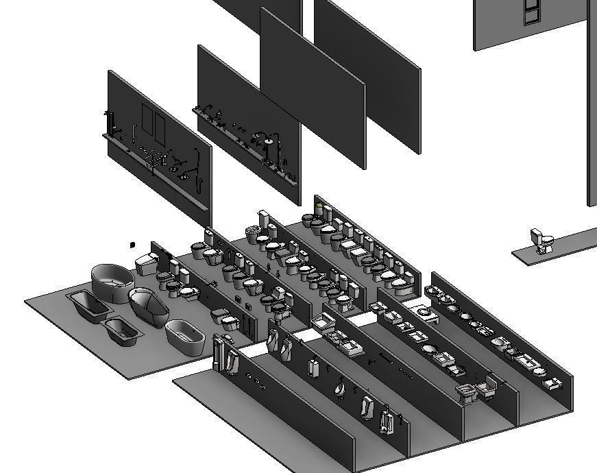 Revit Family 3D model  Vol1 3D model_1
