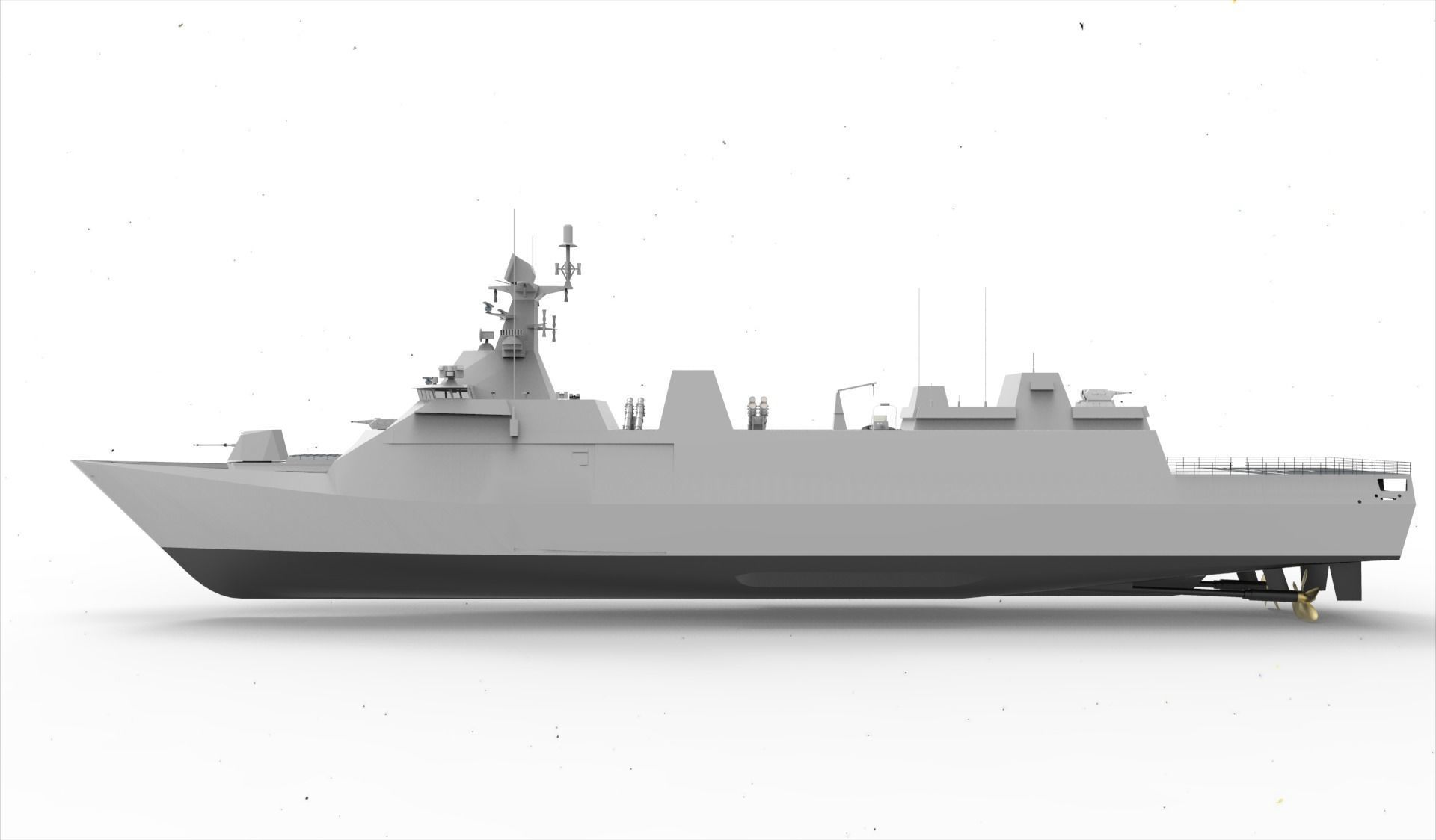 PKR SIGMA 105 Martadinata class 3D model_1
