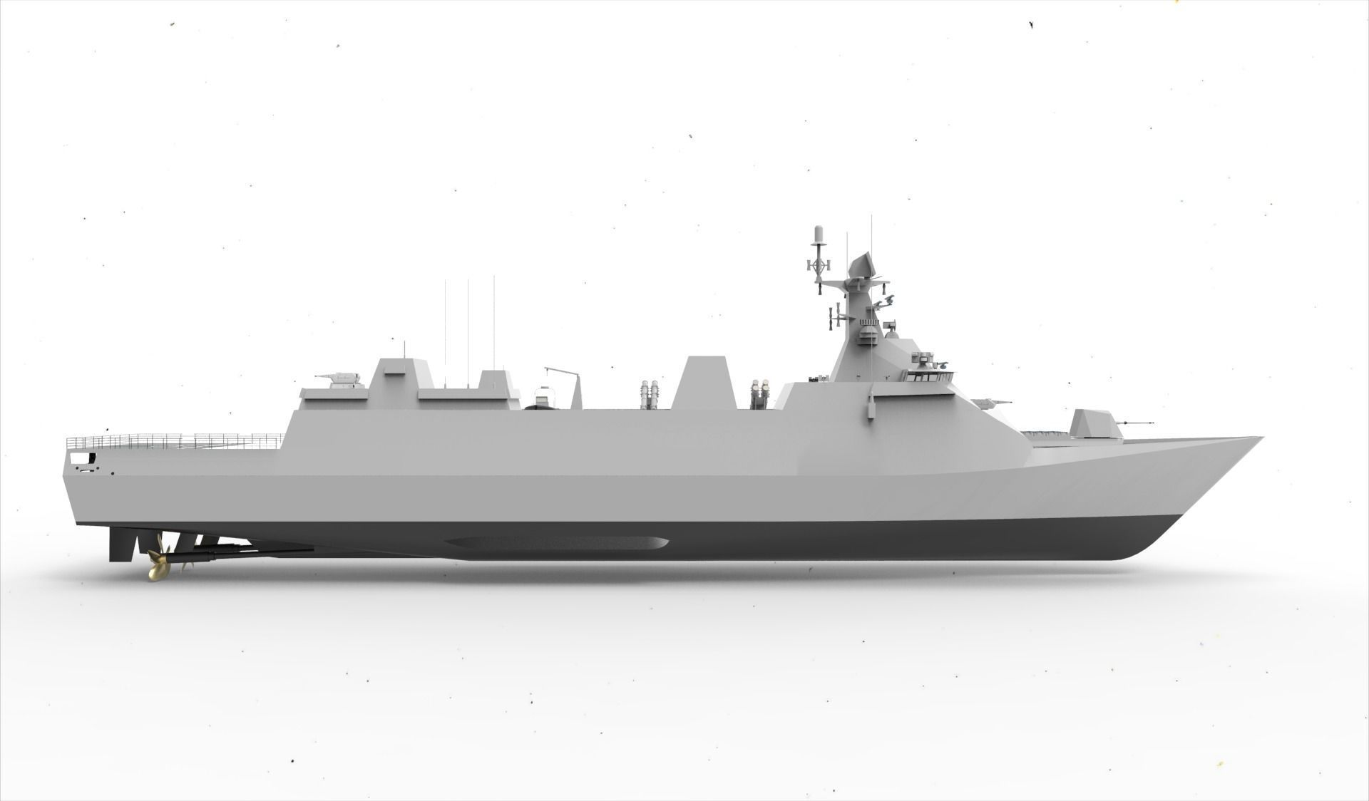 PKR SIGMA 105 Martadinata class 3D model_3