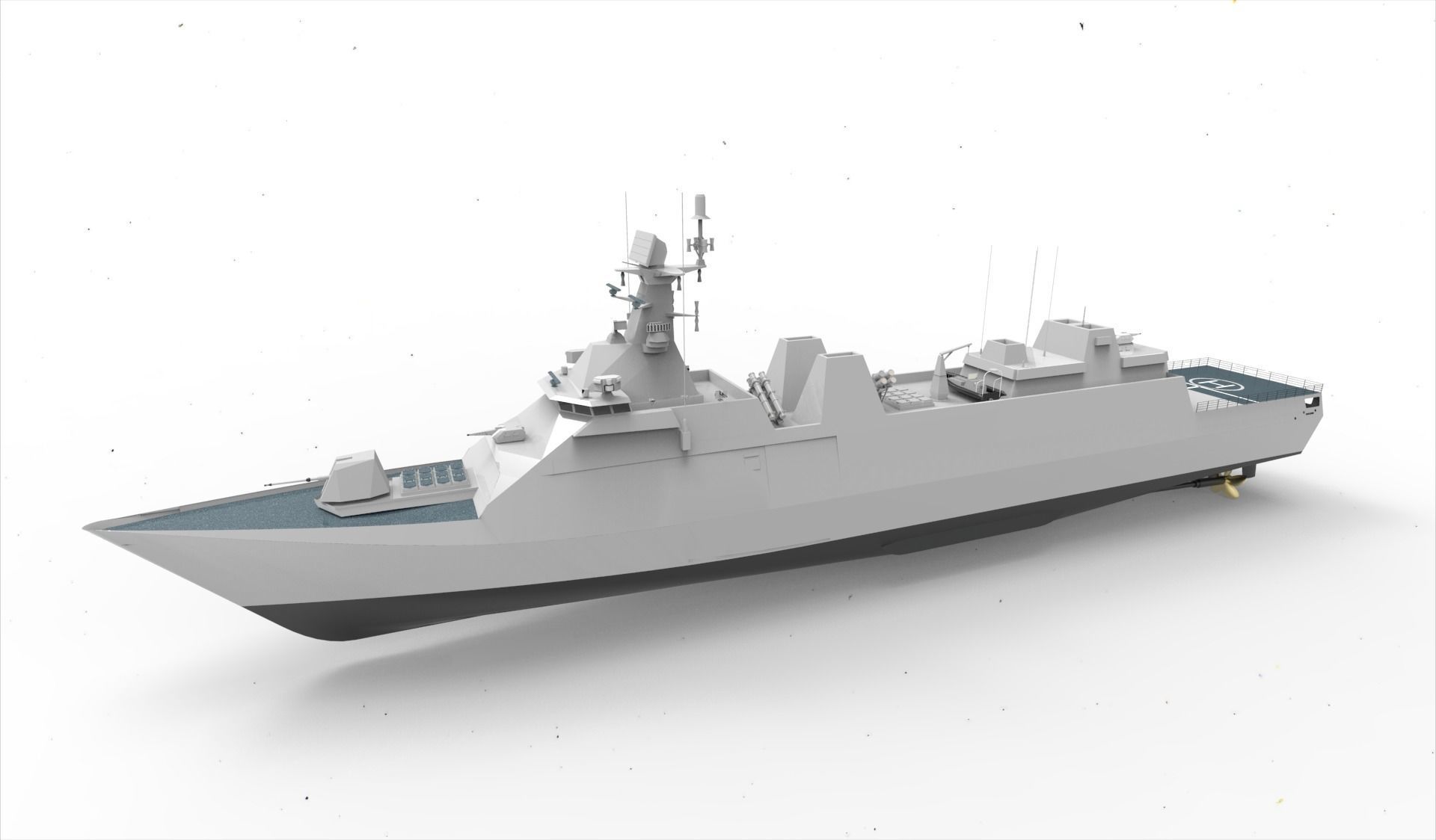 PKR SIGMA 105 Martadinata class 3D model_7
