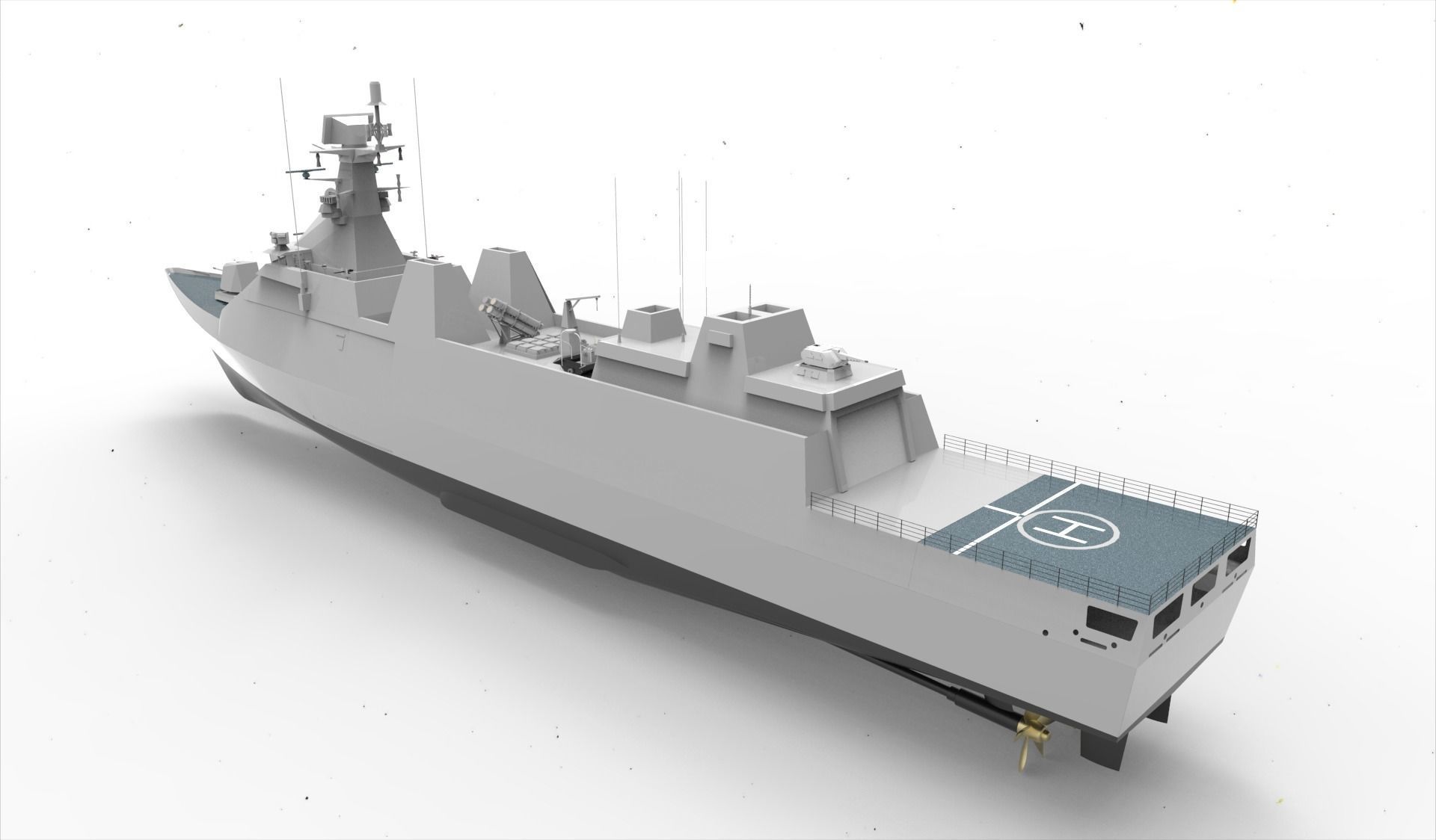 PKR SIGMA 105 Martadinata class 3D model_6