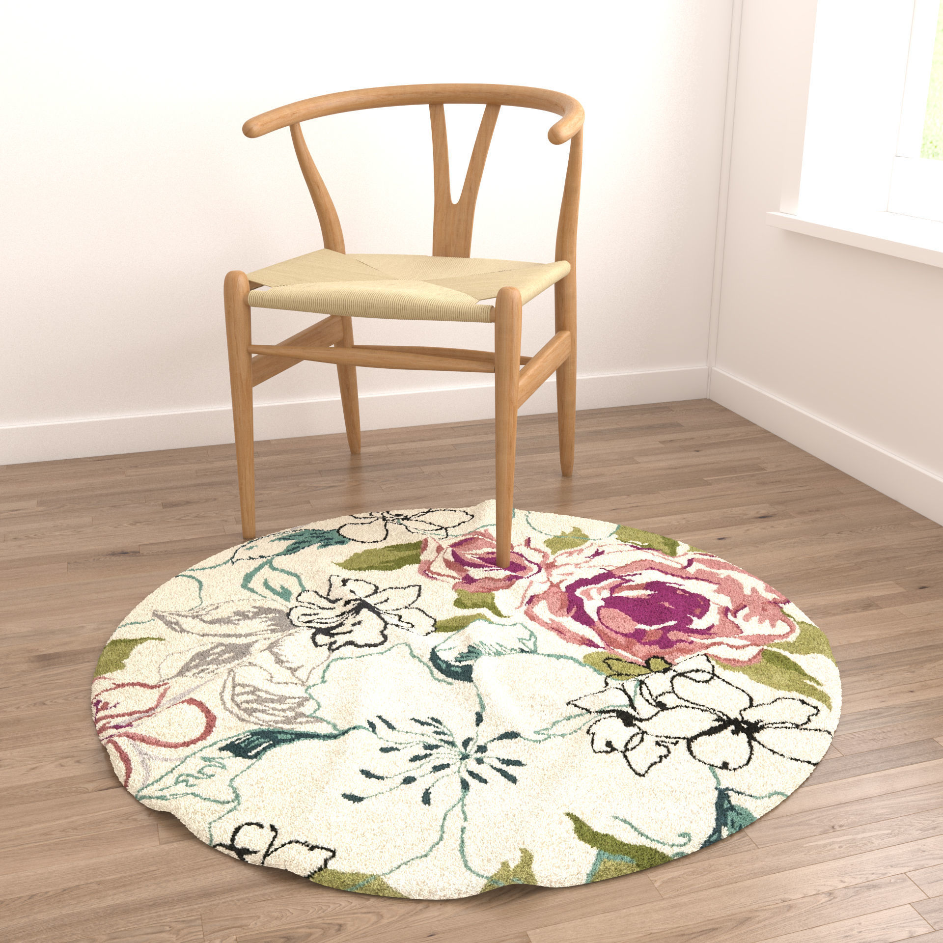 Rugs No 101 Low-poly 3D model_5