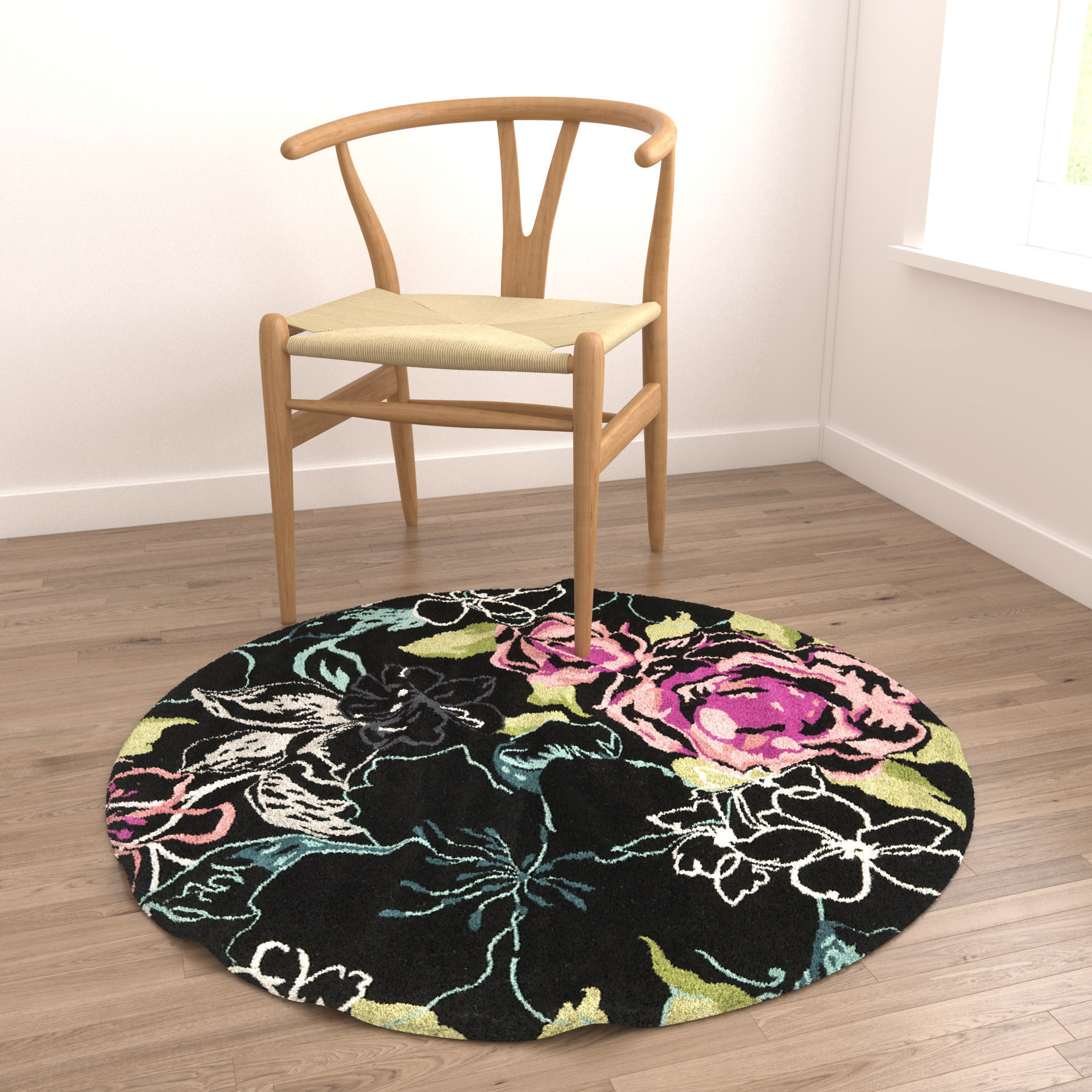 Rugs No 101 Low-poly 3D model_4