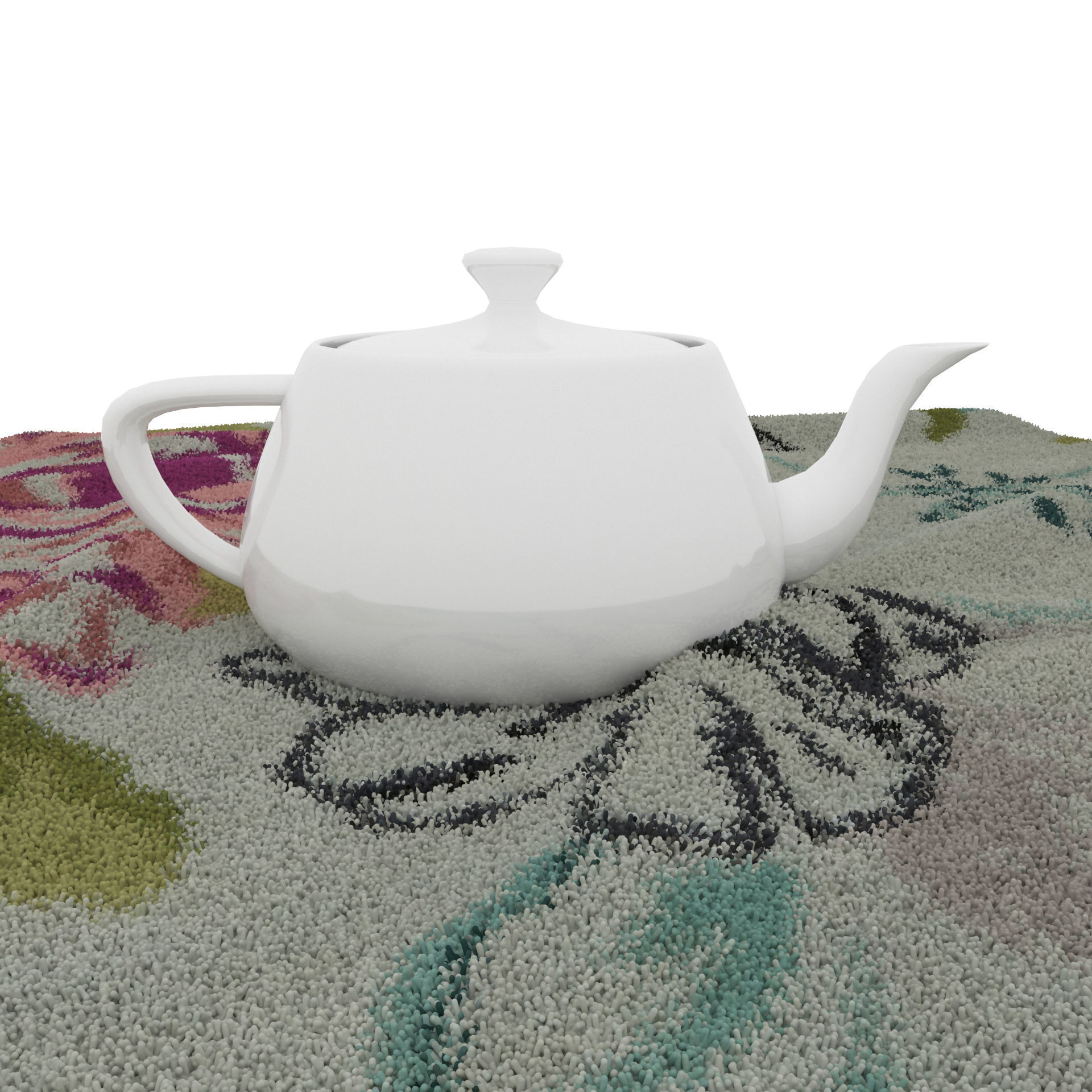 Rugs No 101 Low-poly 3D model_9