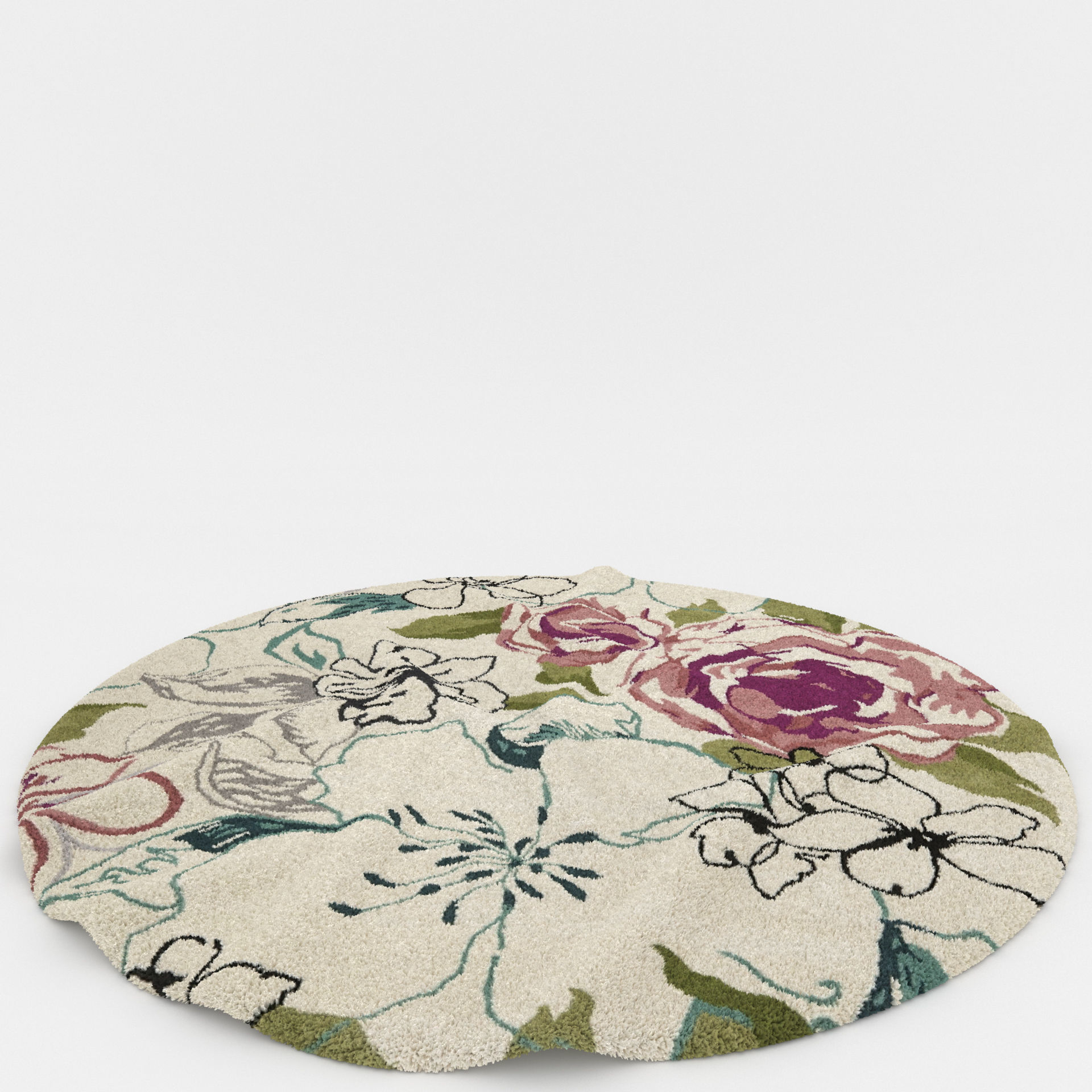 Rugs No 101 Low-poly 3D model_7